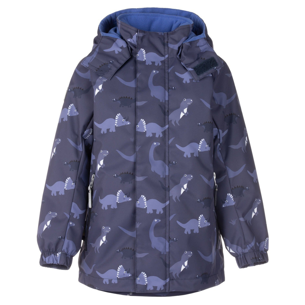 Blue Dinosaur Print Boys’ Spring Parka