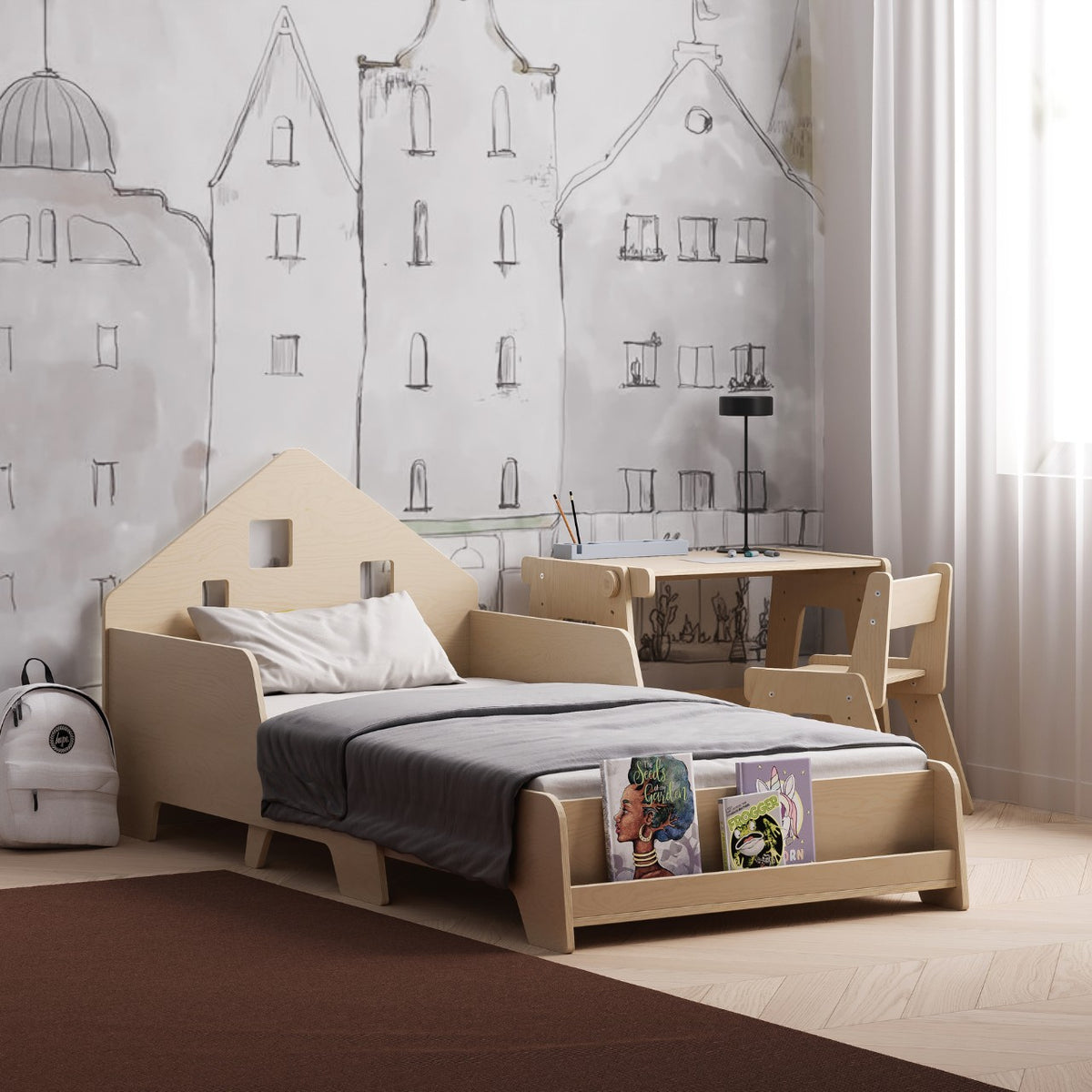 Extendable House Bed with LED Lighting