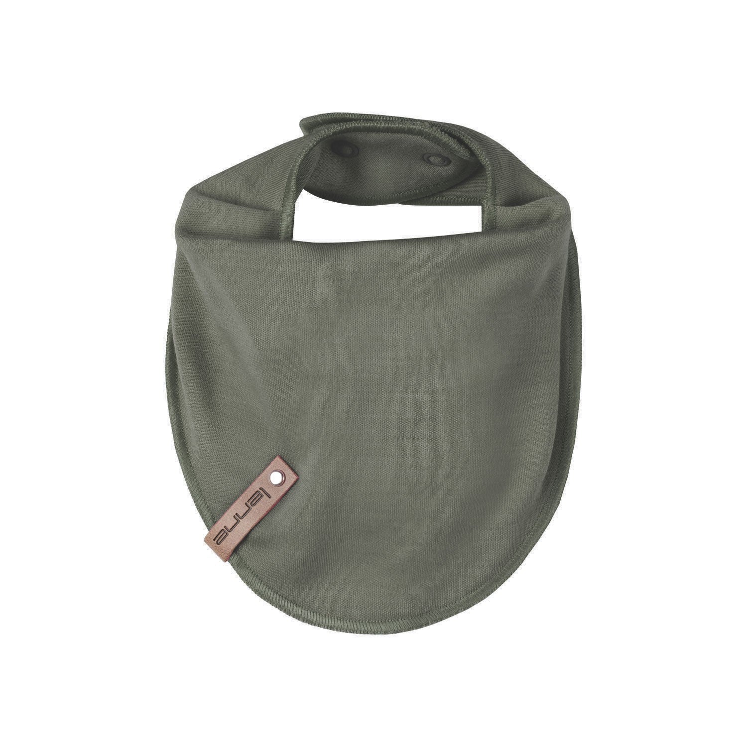 Children’s Merino Wool Neck Warmer – Khaki / Green