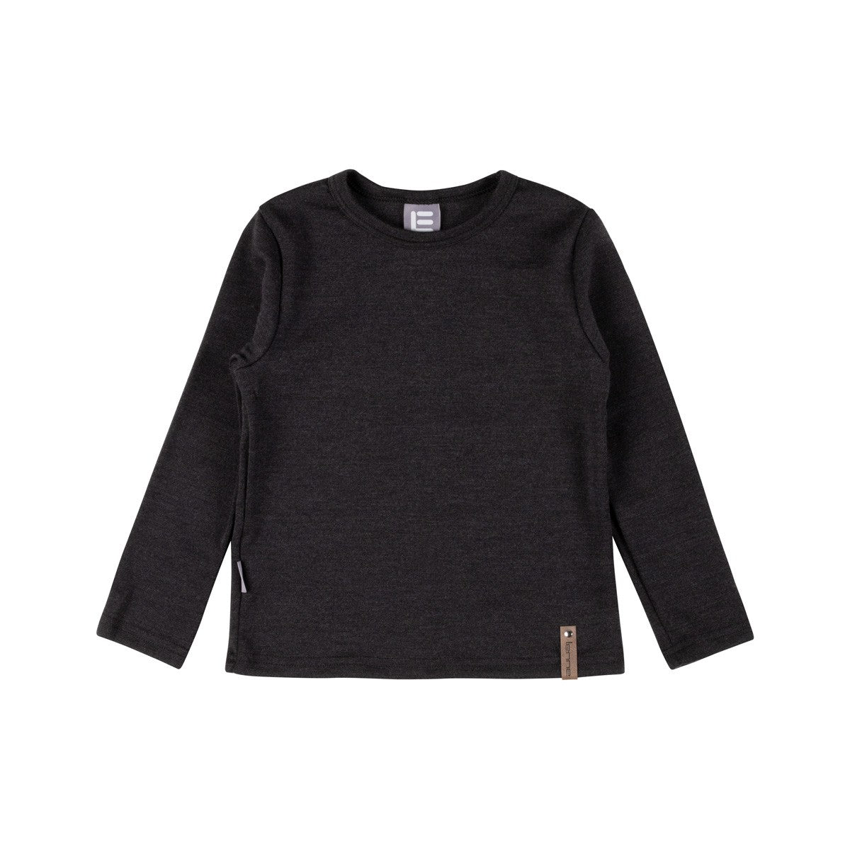 Children’s Merino Wool Top – Dark Grey