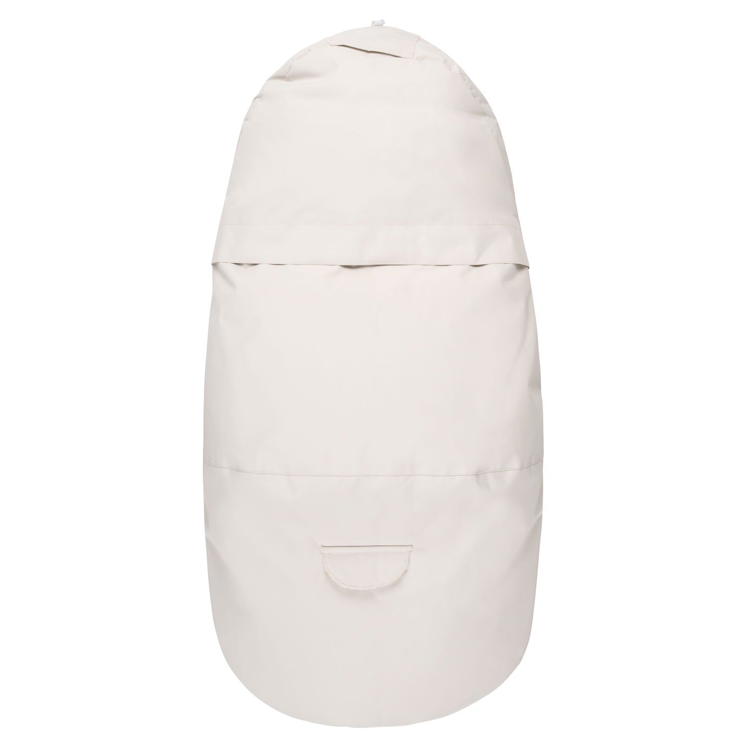 Down-Filled Baby Winter Footmuff – White / Beige, One Size