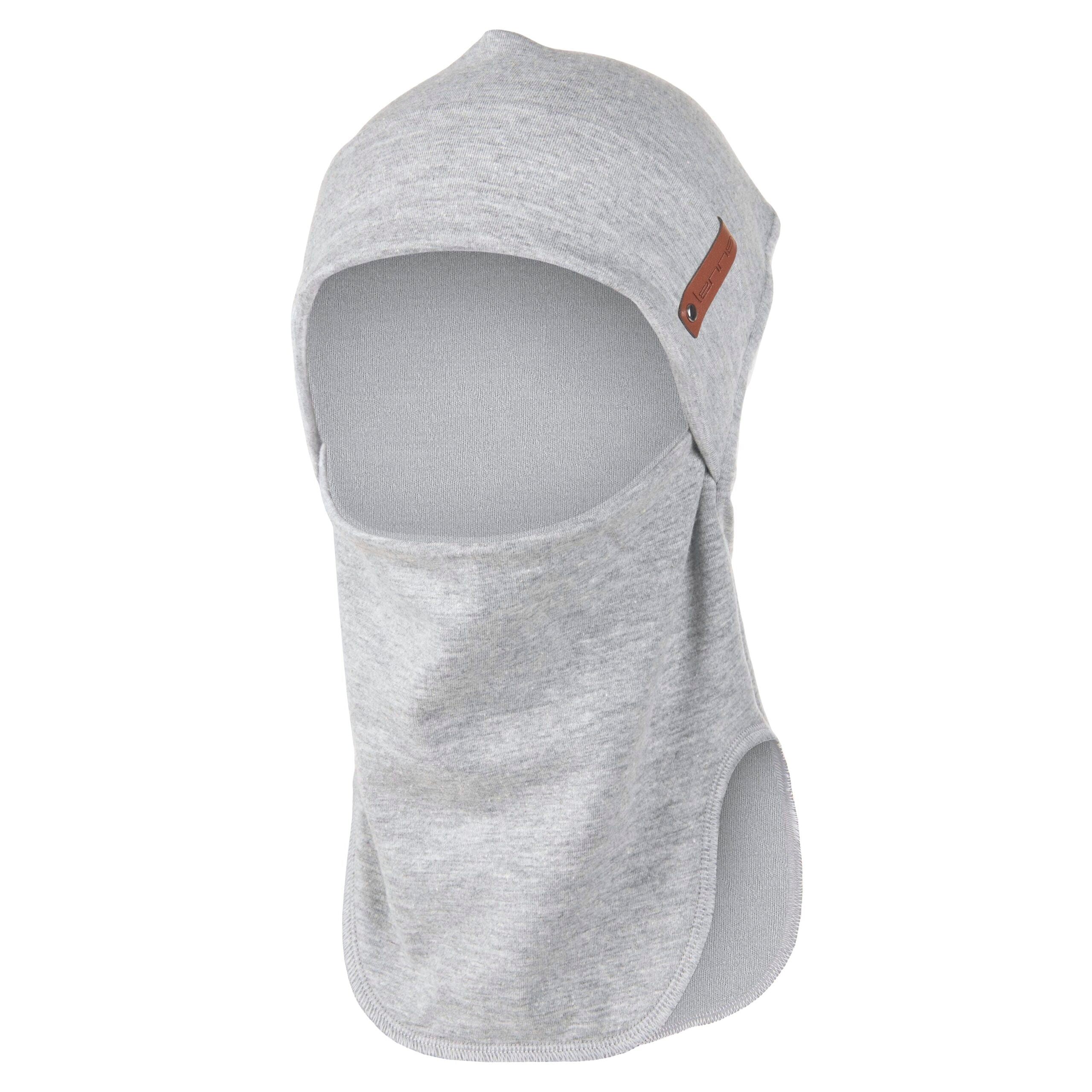 Grey Merino Wool-Lined Cotton Balaclava