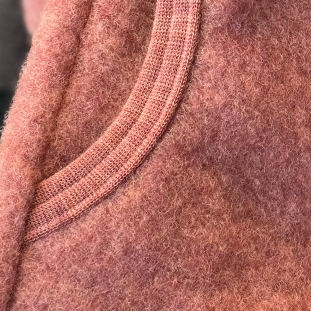 Lambie Cloud Rosewood Merino Wool Jacket