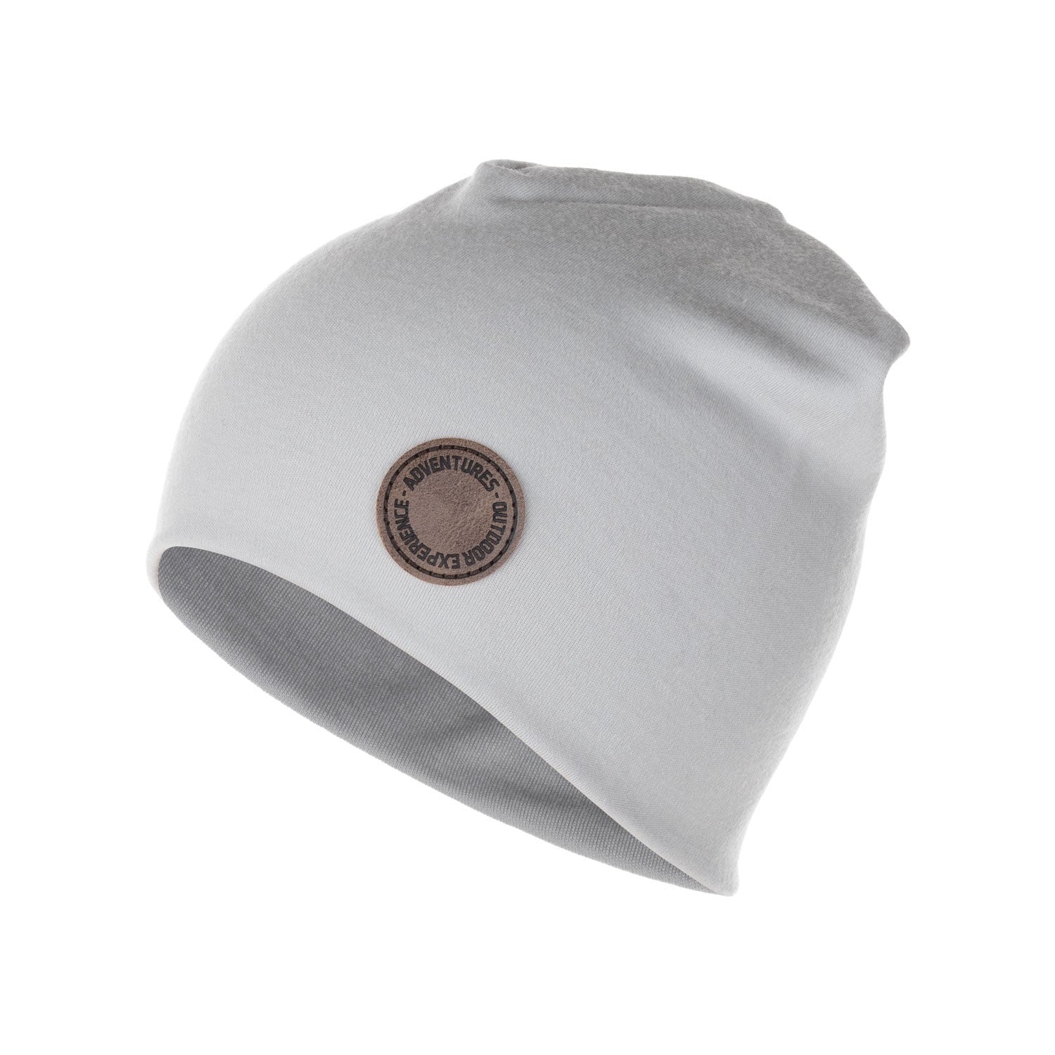 Light Grey Double-Layer Merino Wool Hat