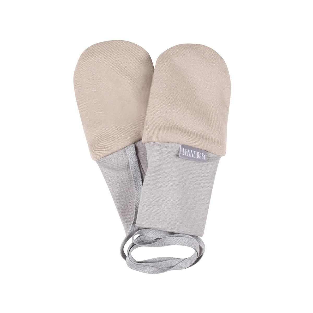 Merino Wool Baby Mittens – Beige