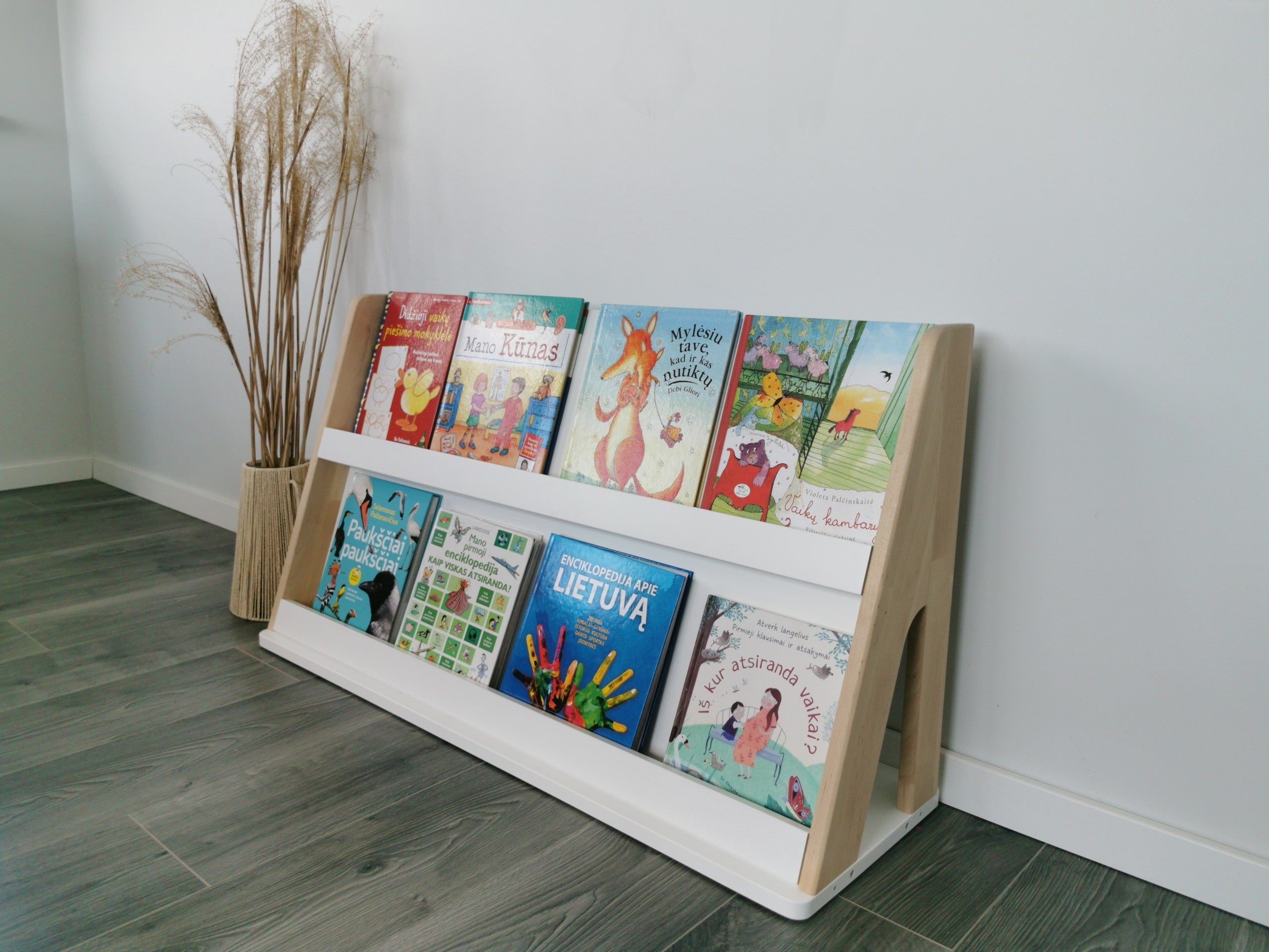Modular Montessori Bookshelf - 2 Shelves