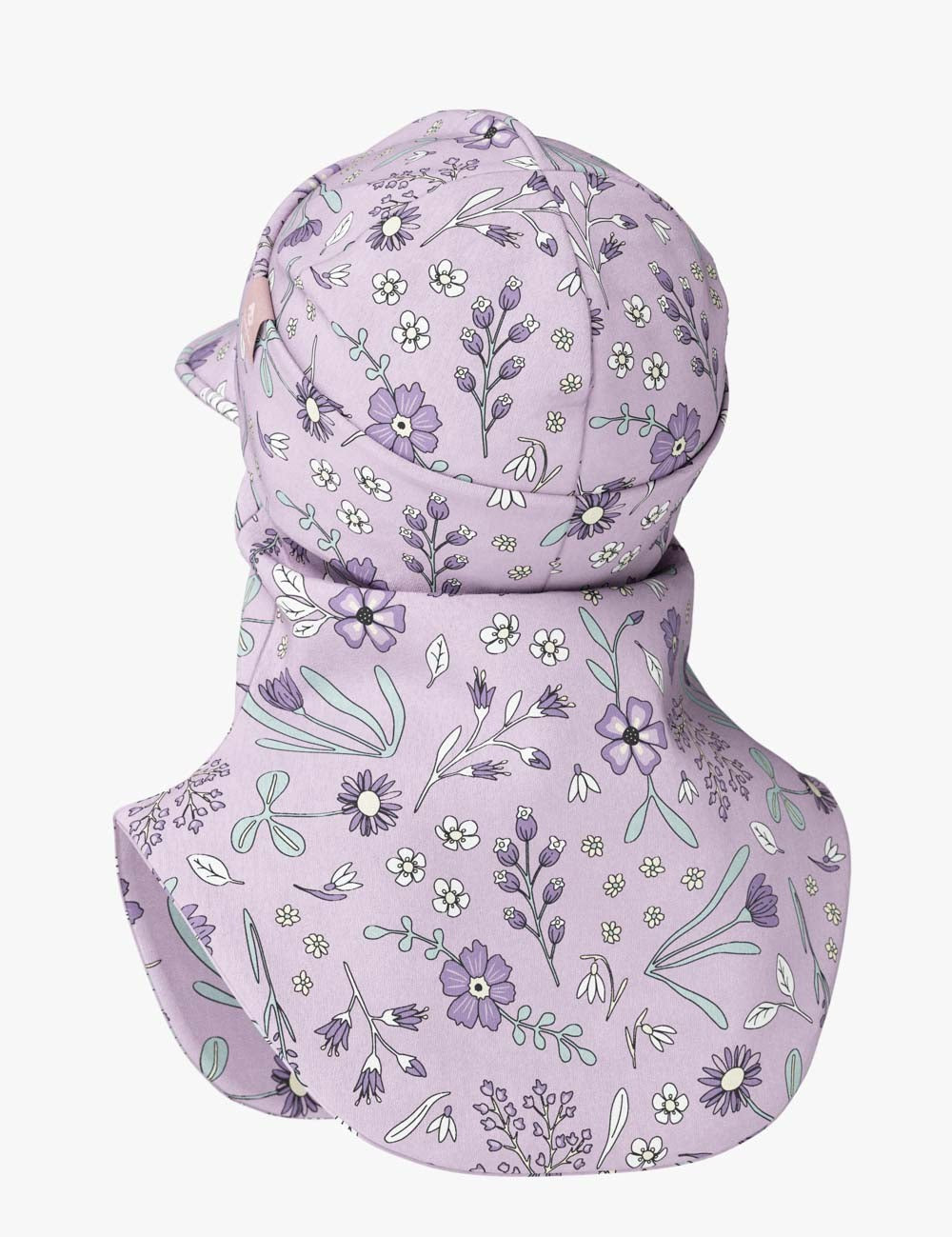 Peaked Spring-Fall Balaclava For Kids BENT - Sunny Petals