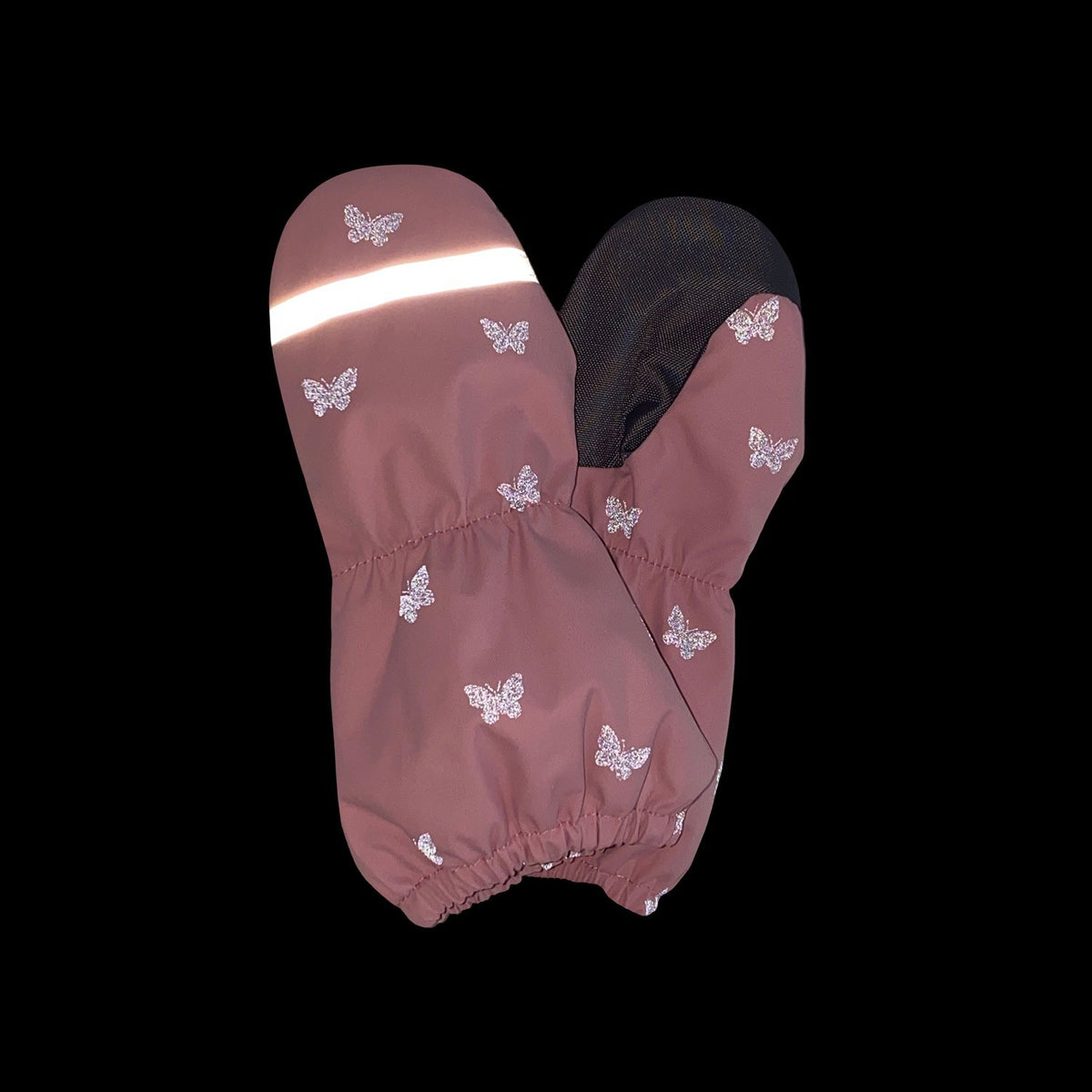 Pink Reflective Spring/Autumn Mittens