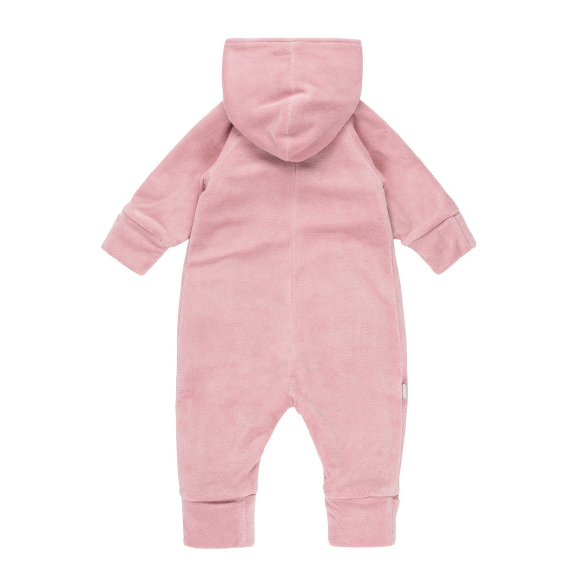Pink Velvet Baby Overall with Merino Wool Lining