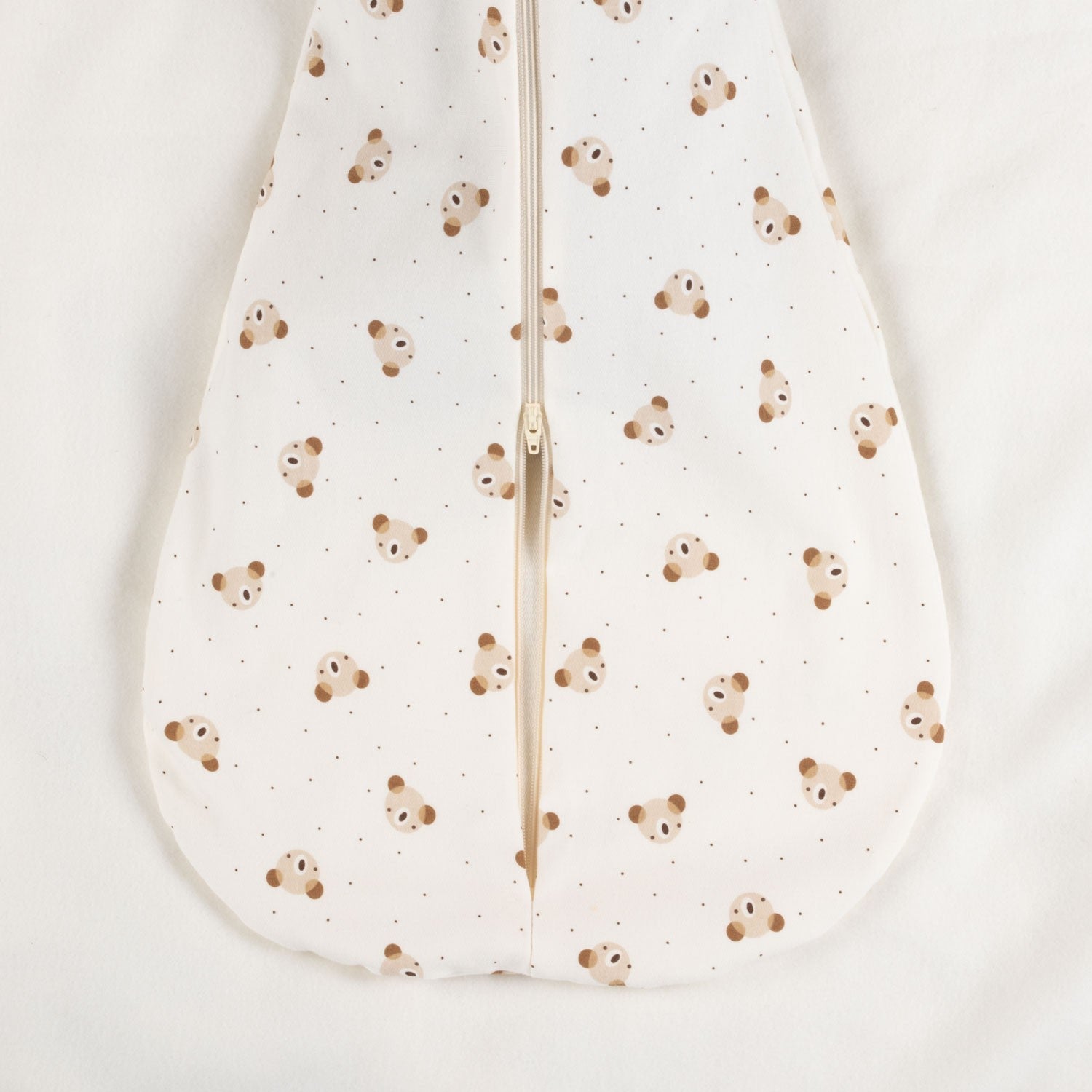Baby Swaddle and Sleeping Bag 0.5 TOG – Beige / White