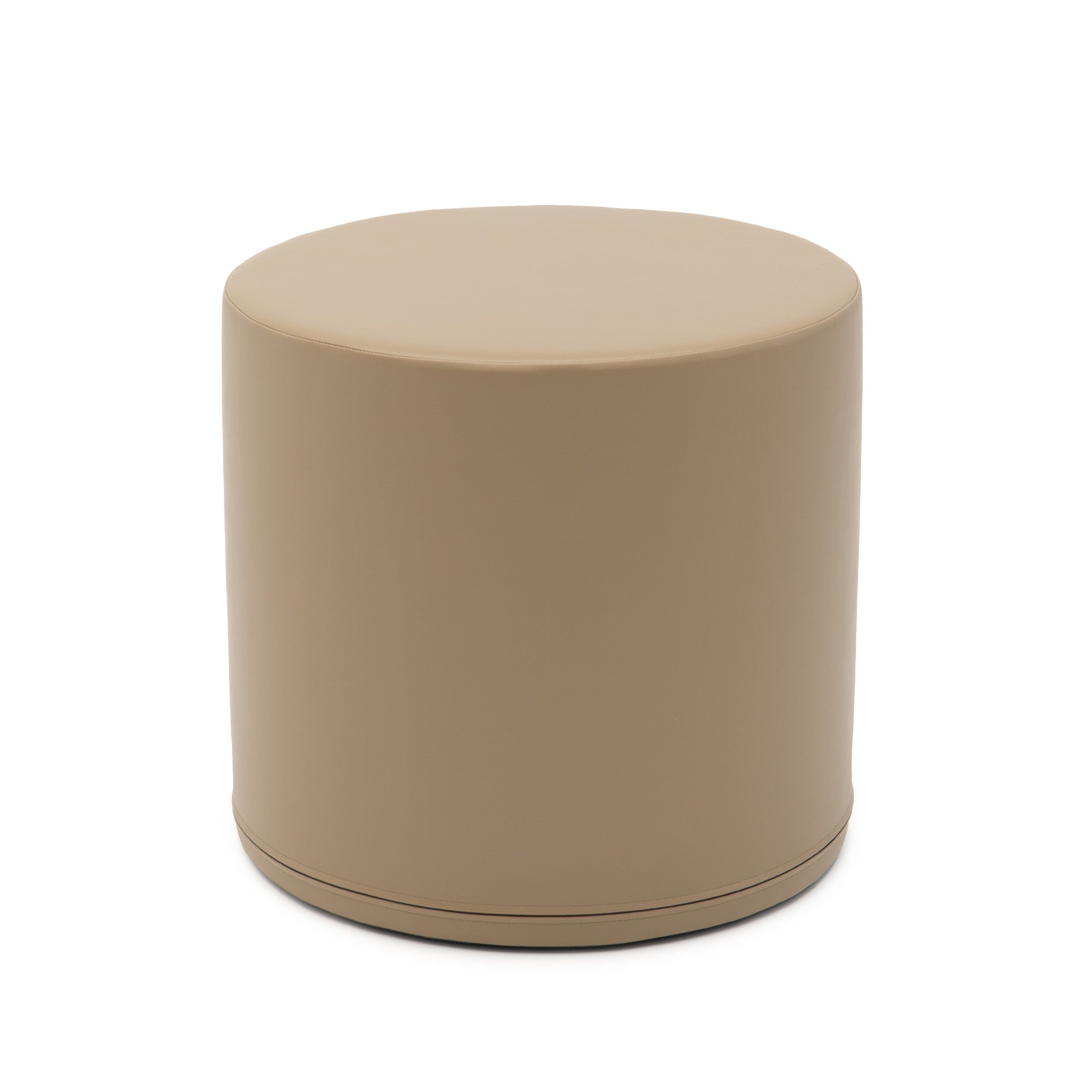 Large Play Pouf Cylinder - Beige
