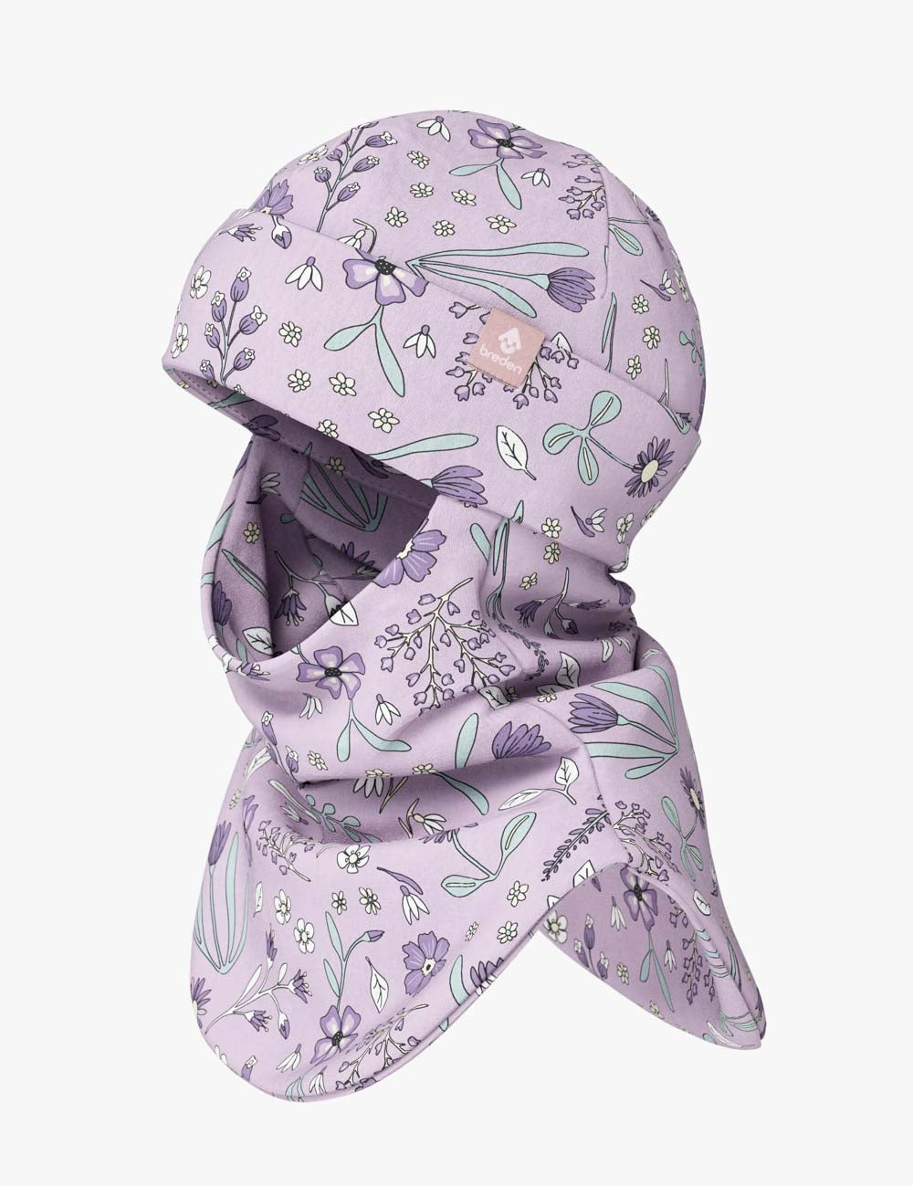 Spring-Fall Kids Balaclava BREDEN - Sunny Petals