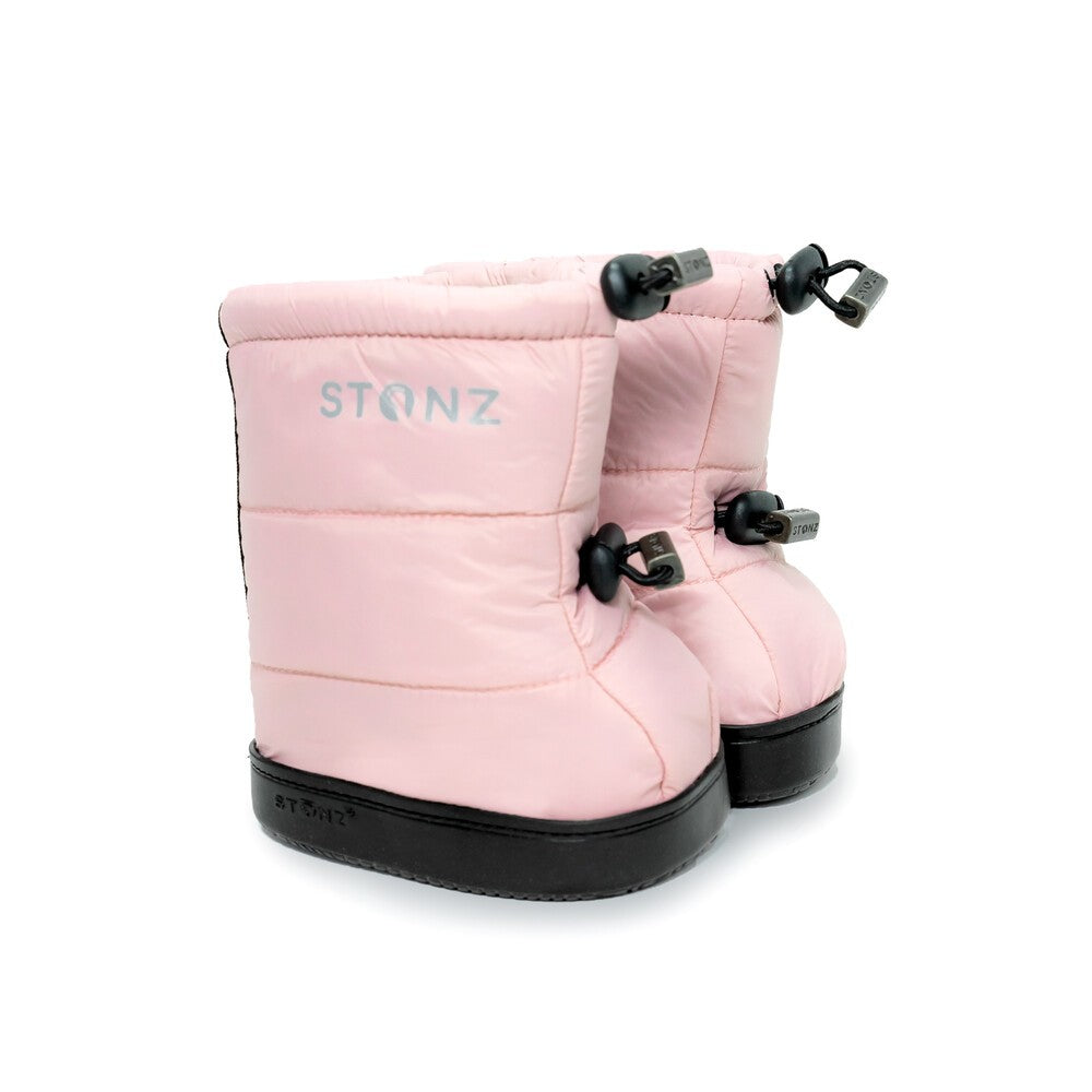 Toddler Puffer Booties - Haze Pink