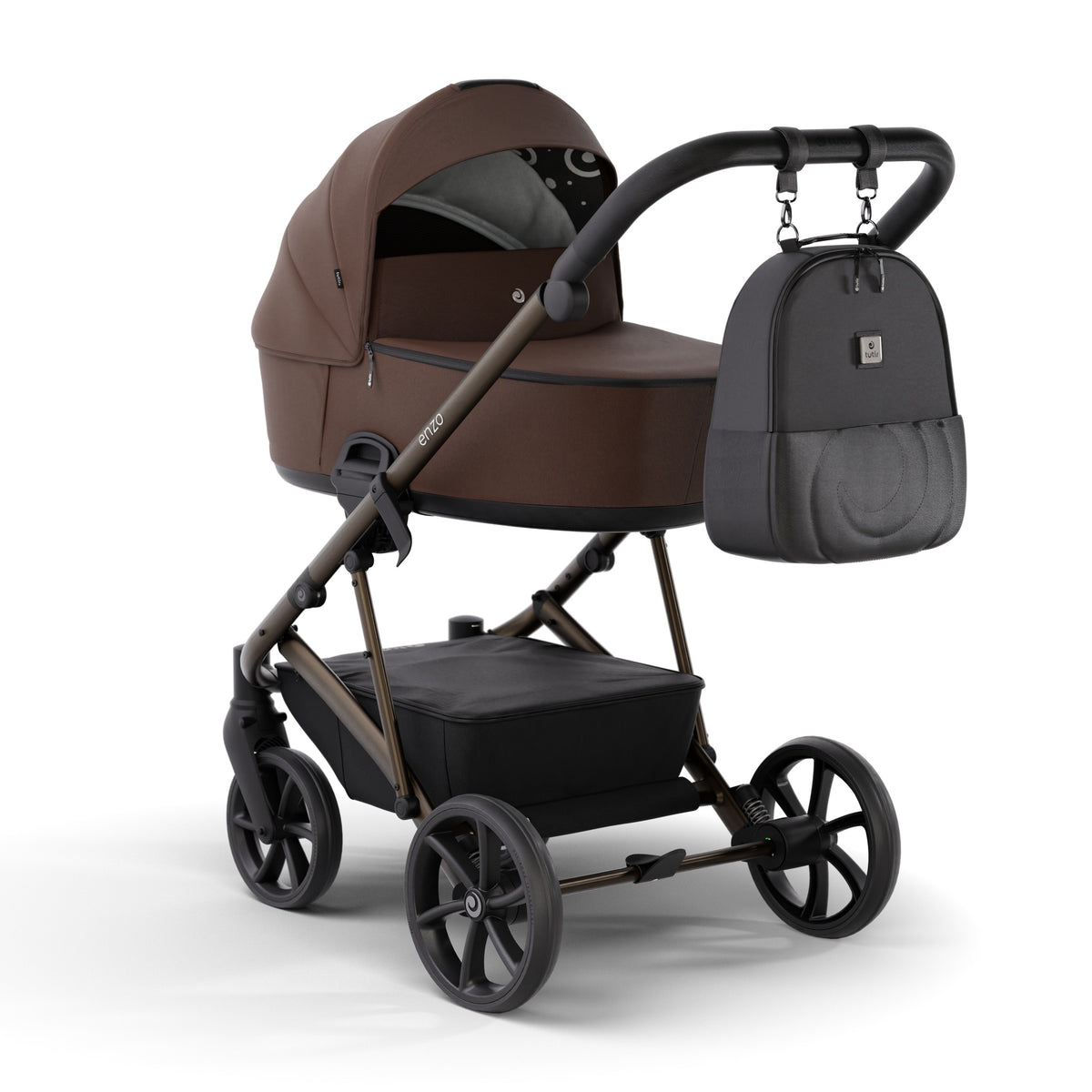 Tutis ENZO 2-in-1 Stroller – Chocolate 548