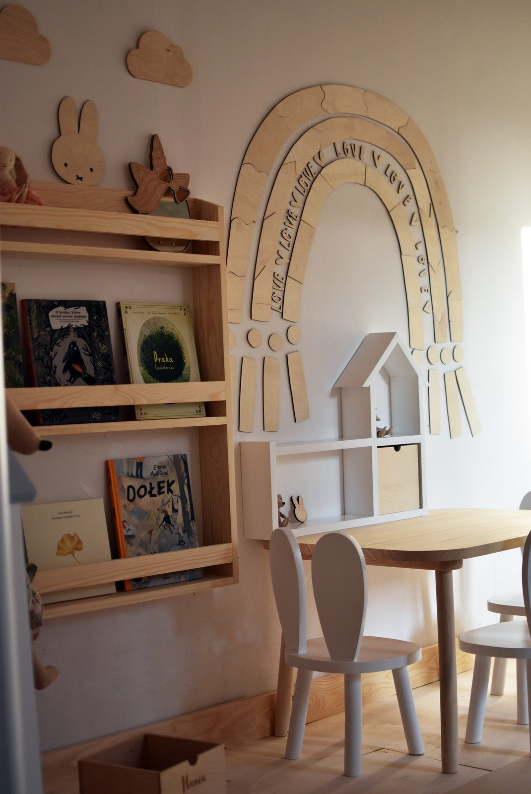 Wooden Wall Decoration - Rainbow