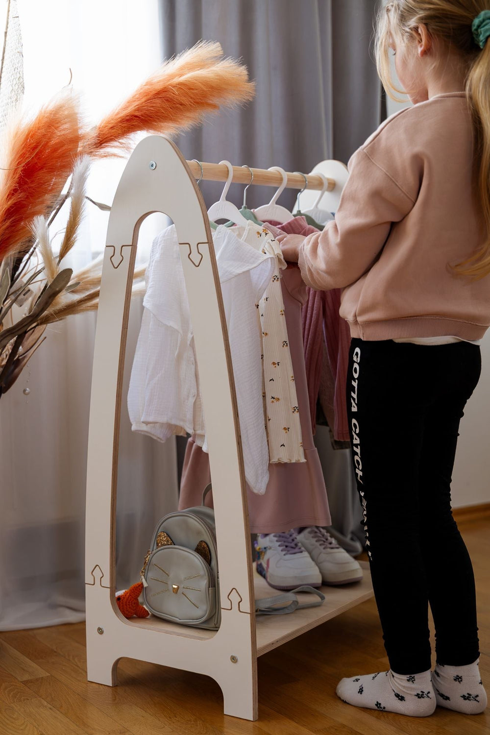 Clothes rail for children with arch - 96cm