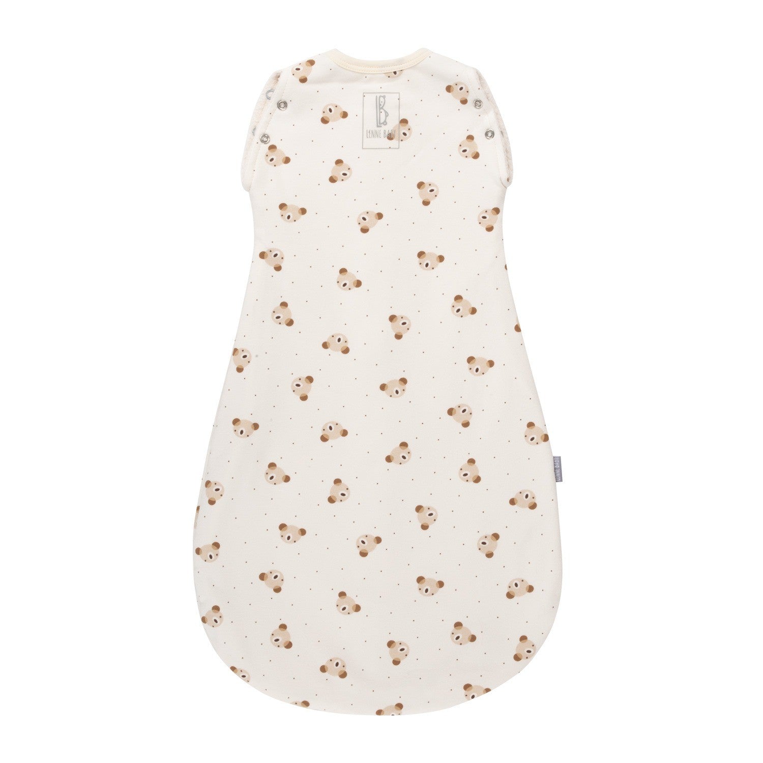 Baby Swaddle and Sleeping Bag 2.5 TOG – Beige / White