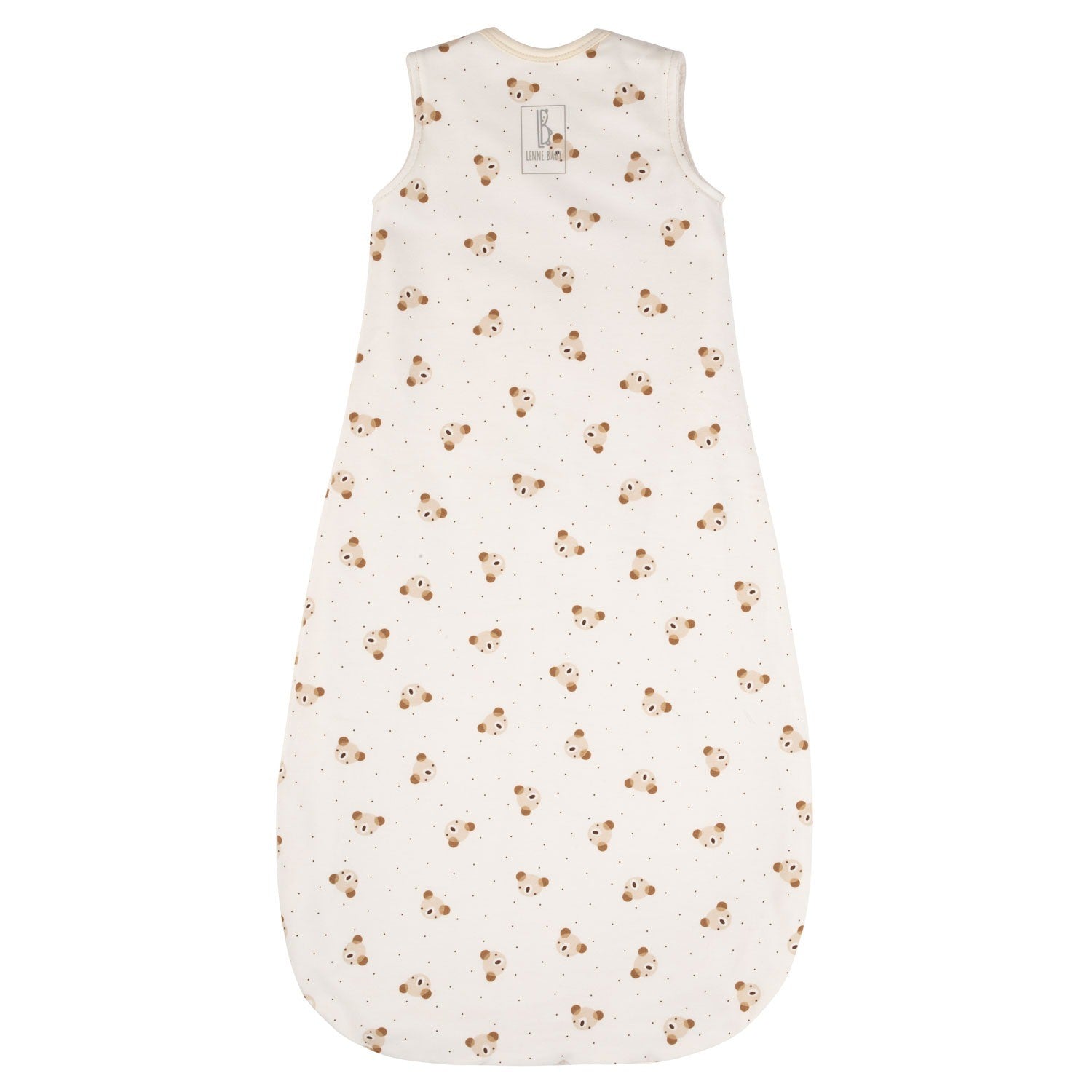 Baby Swaddle and Sleeping Bag 2.5 TOG – Beige / White, 6–24 Months