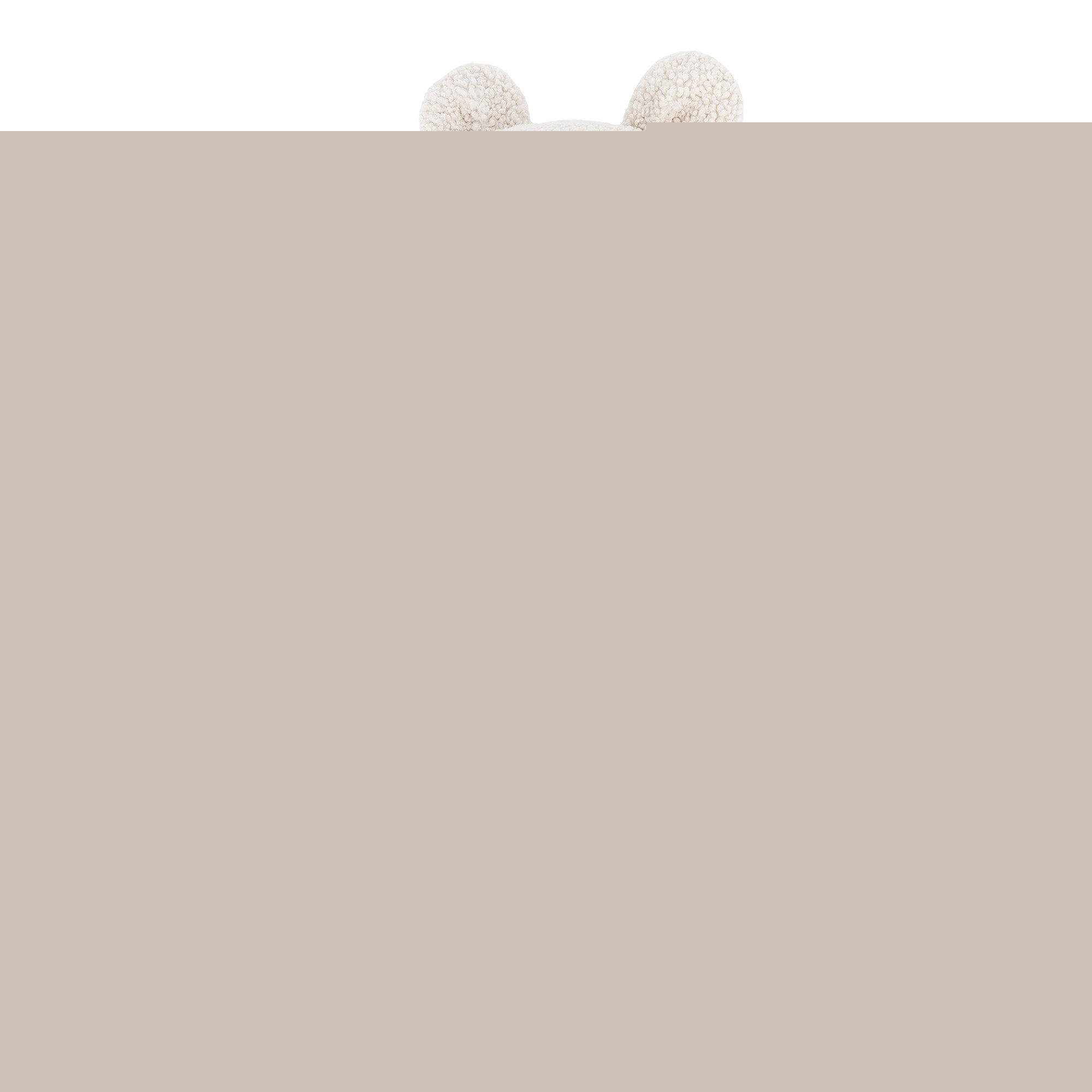 Baby Swaddle with Bear Ears – Bearly Cream