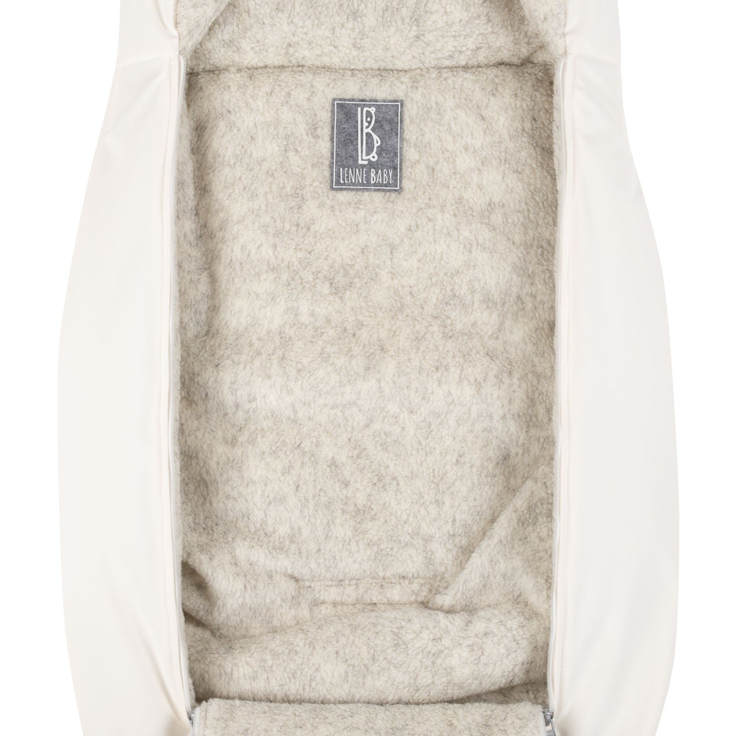 Baby Winter Footmuff – White, One Size