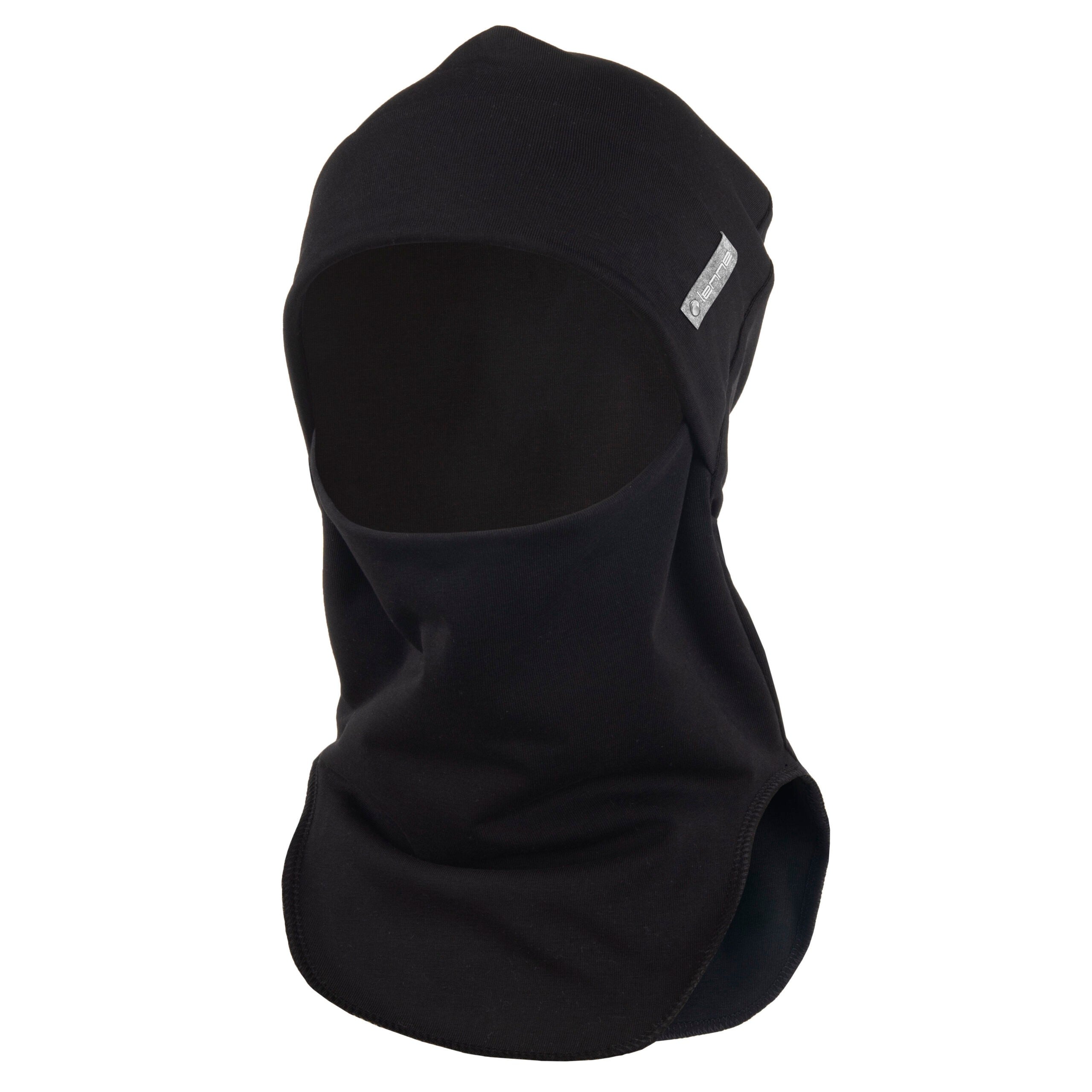 Black Double-Layer Cotton Balaclava