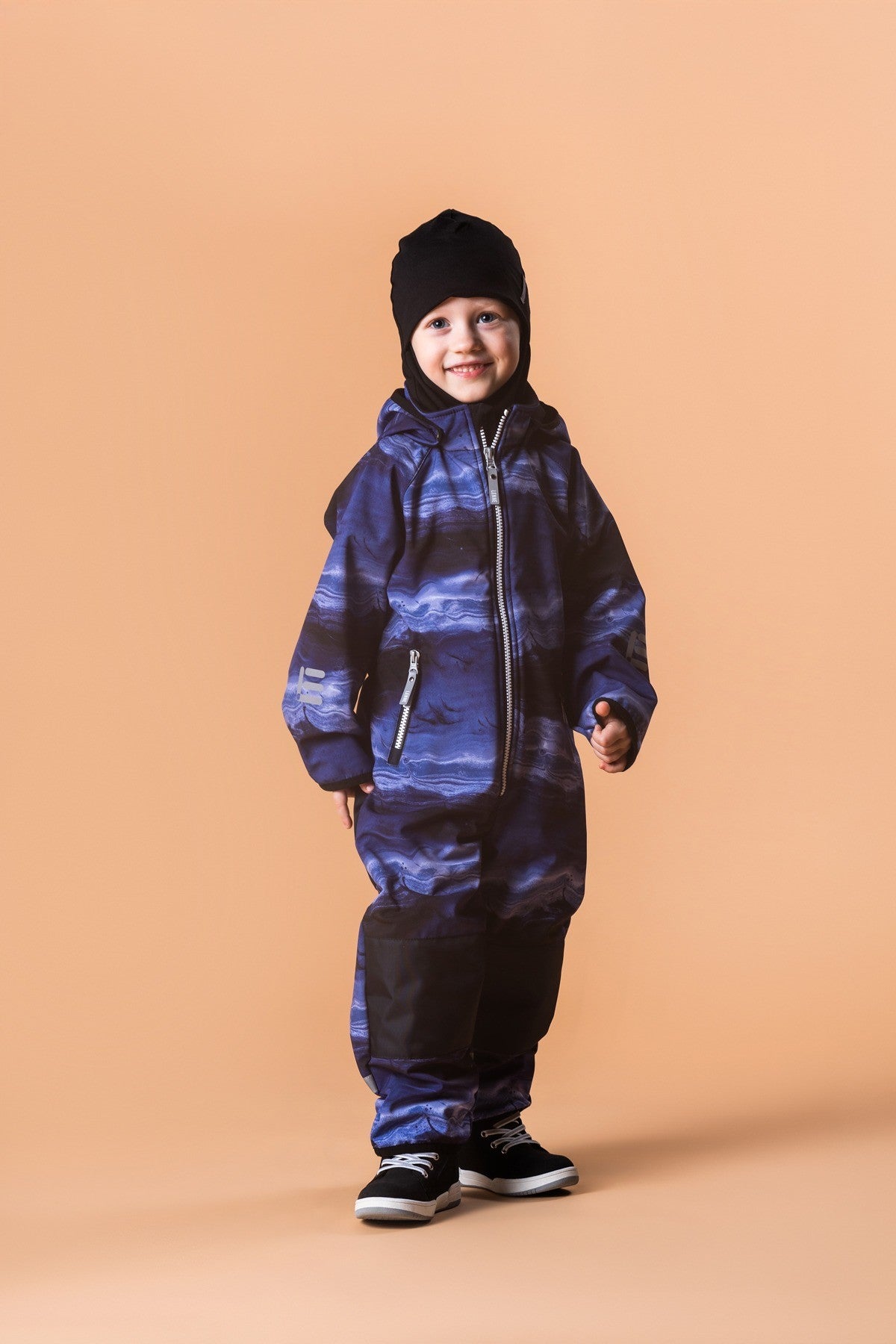 Black Double-Layer Cotton Balaclava