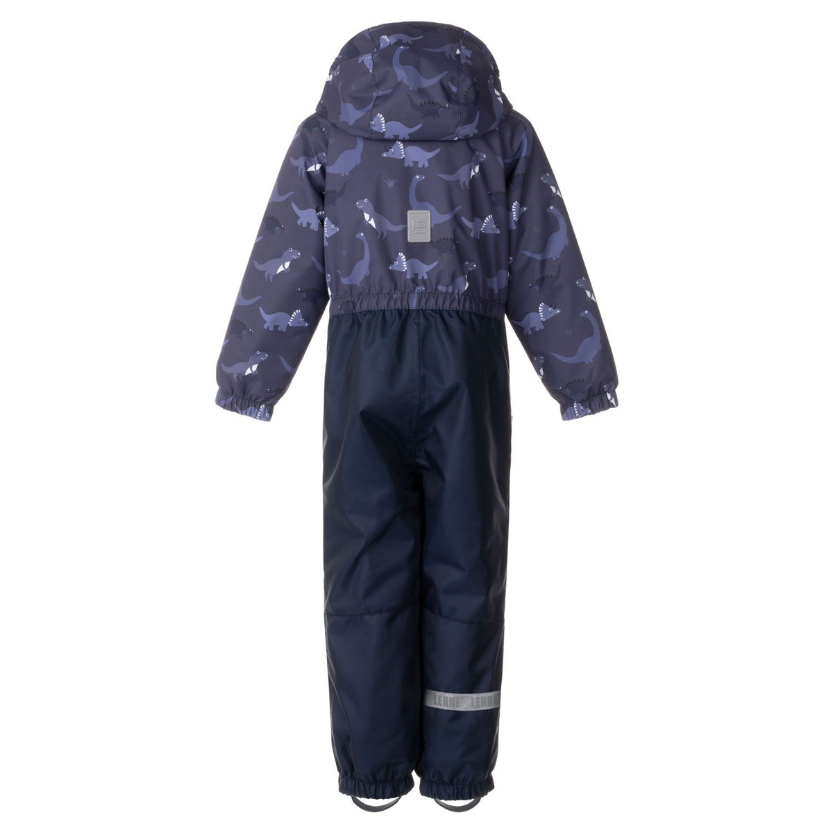 Blue Dinosaur Print Spring/Autumn Children’s Overall with Contrast Panels