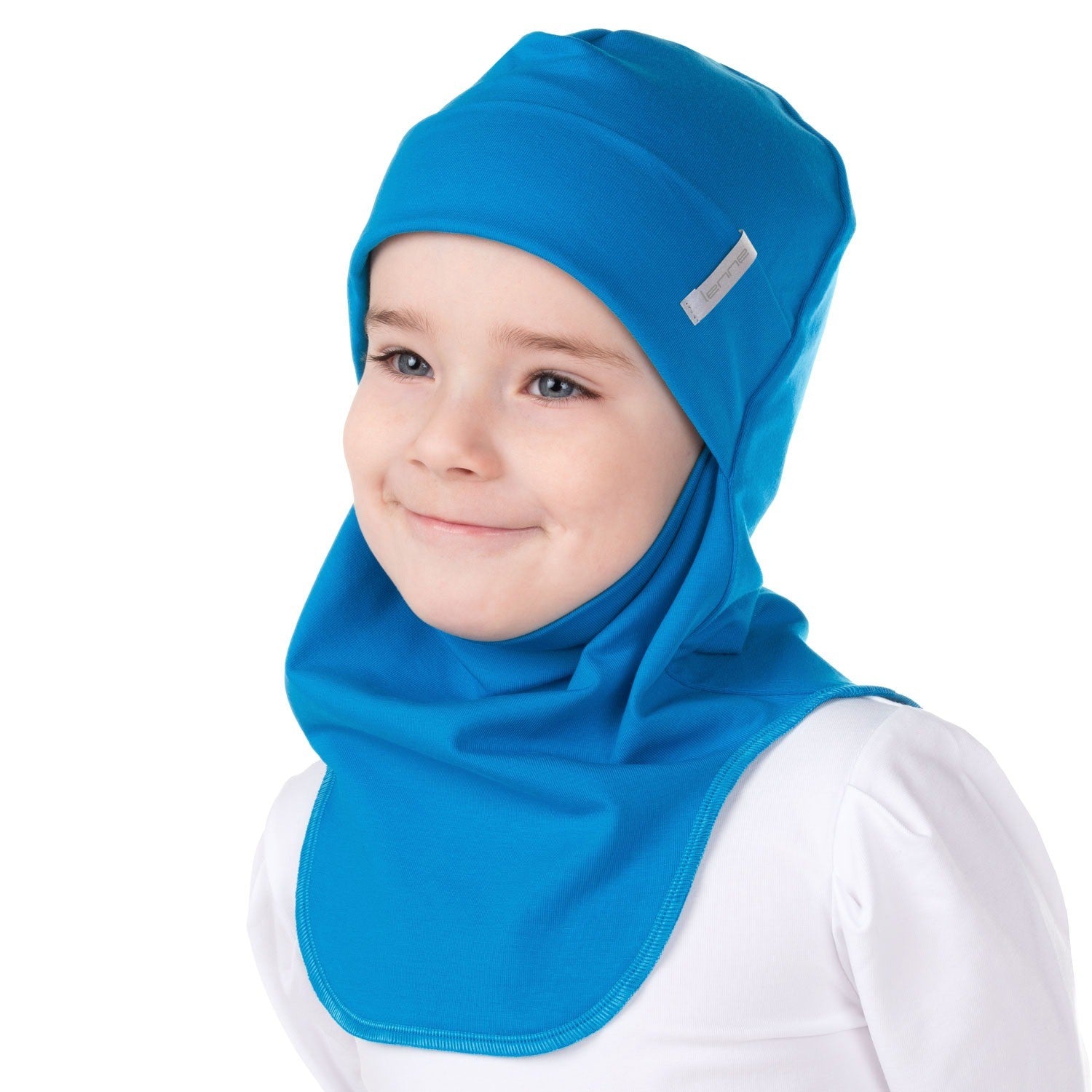 Bright Blue Double-Layer Cotton Balaclava