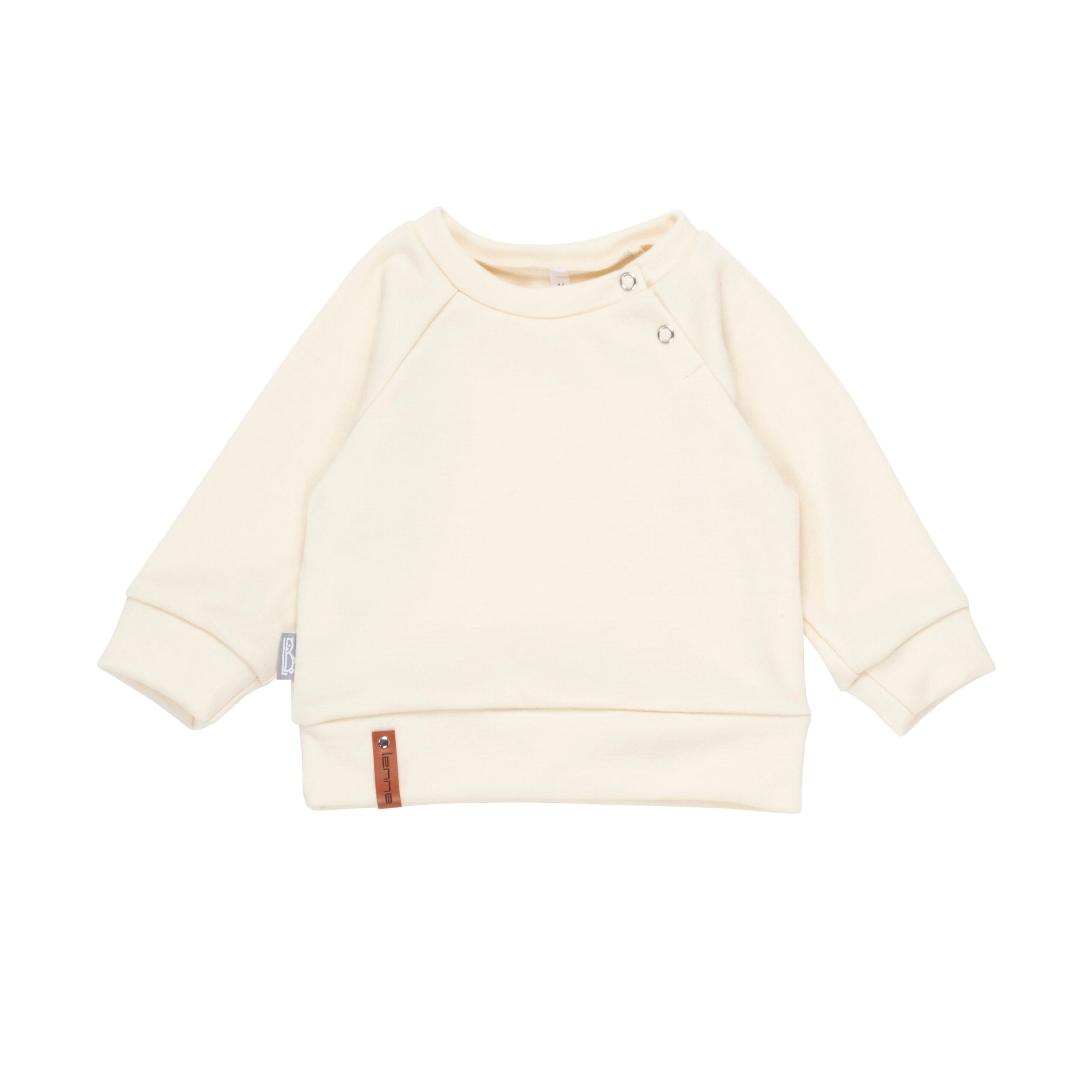 Children’s Merino Wool Top and Trousers Set – White