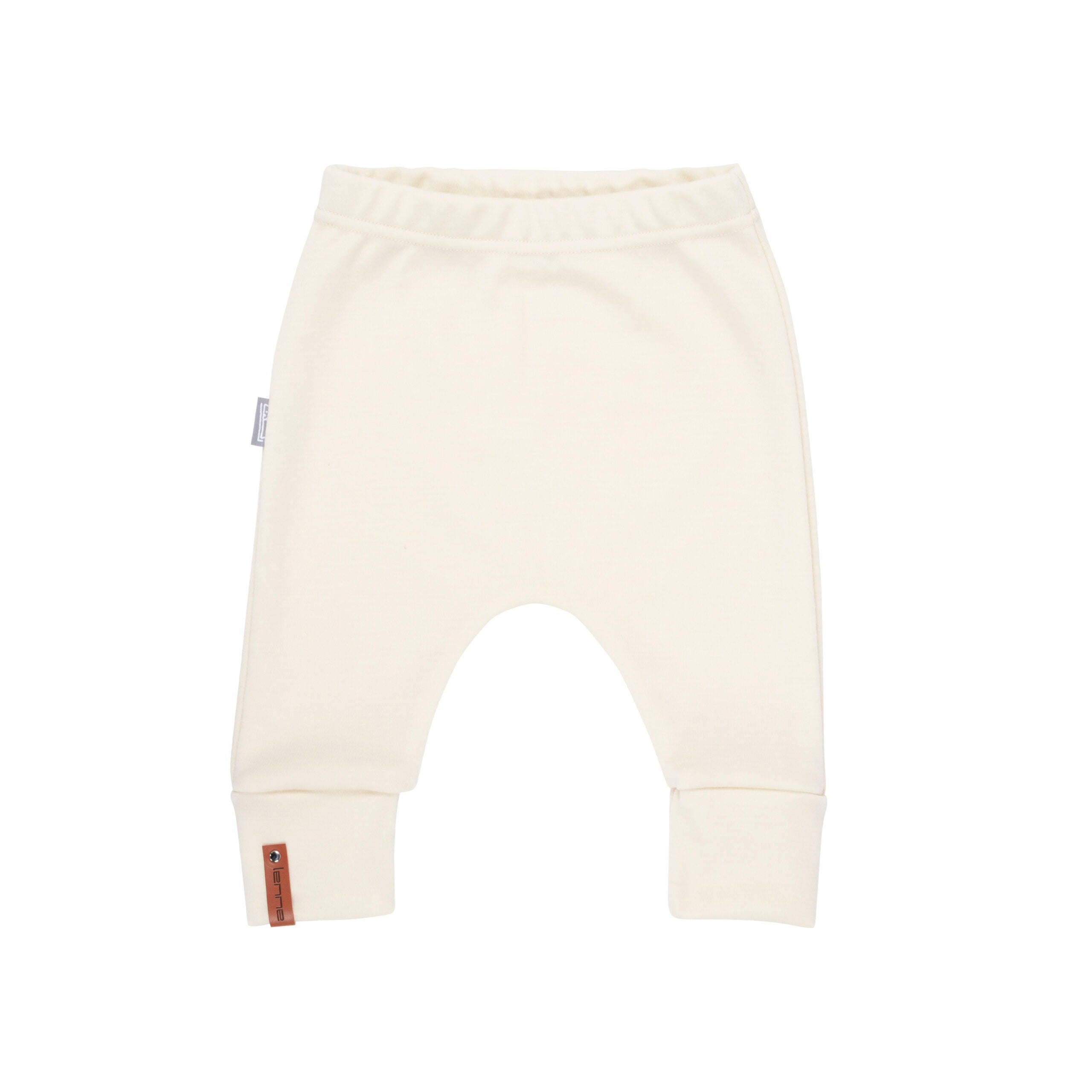 Children’s Merino Wool Top and Trousers Set – White