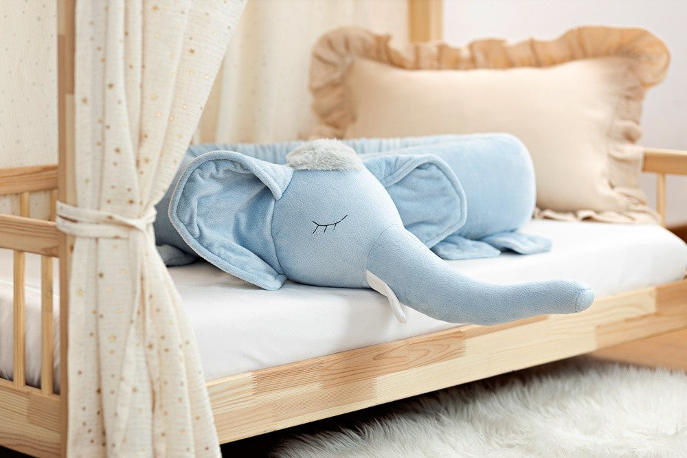 Nilo Elephant Bumper Pillow – Blue
