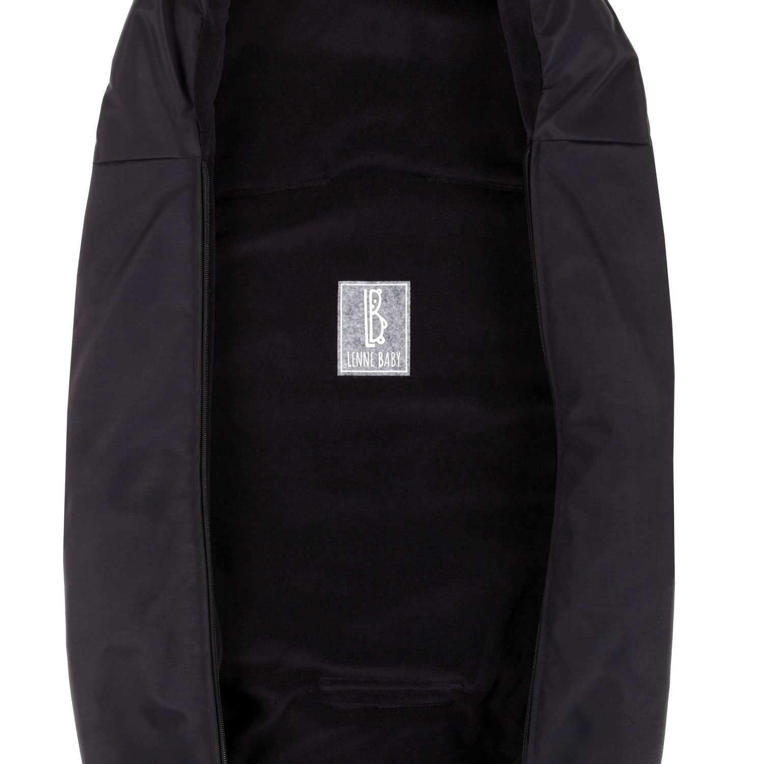 Down-Filled Baby Winter Footmuff – Black, One Size