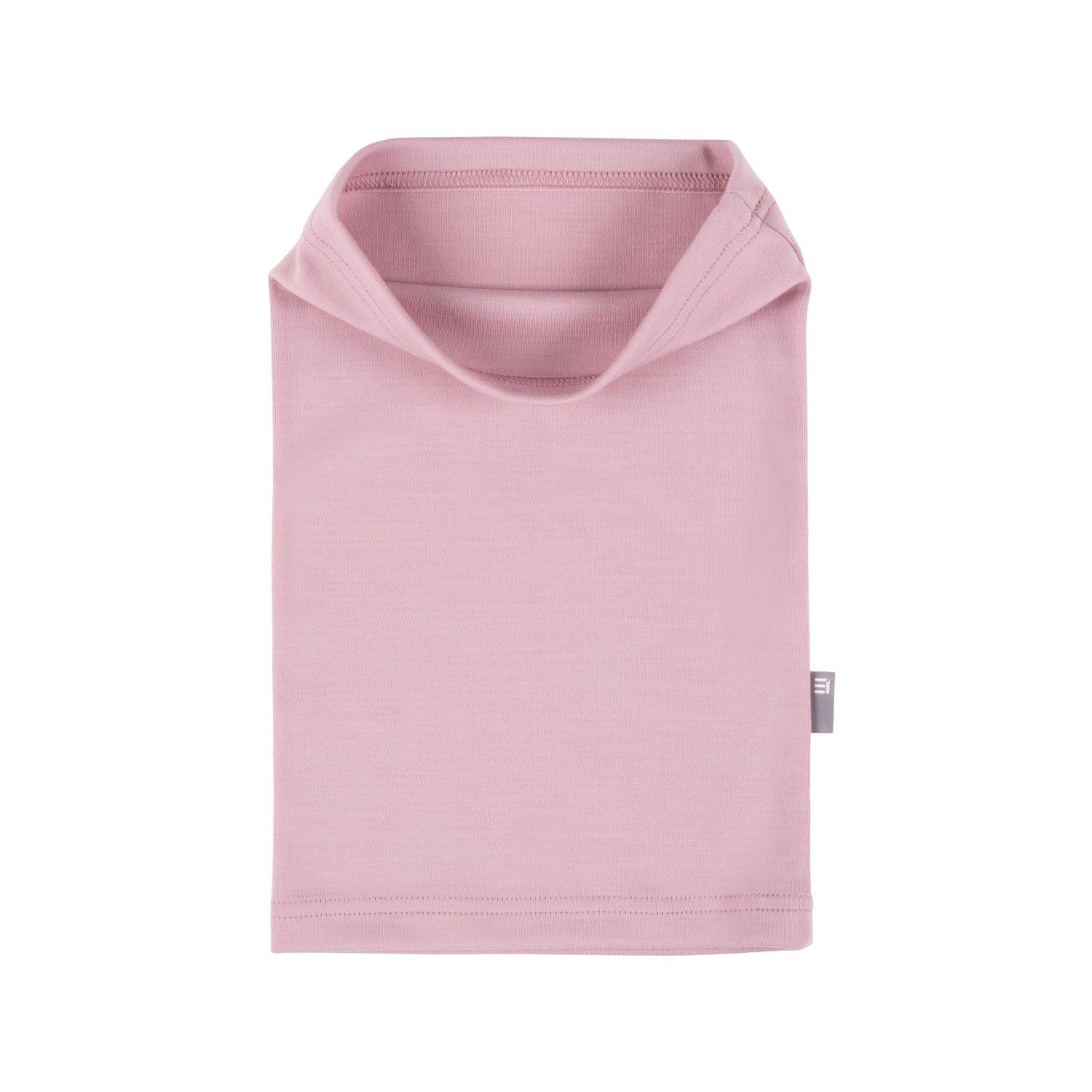 Dusty Pink Single-Layer Merino Wool Tube Scarf