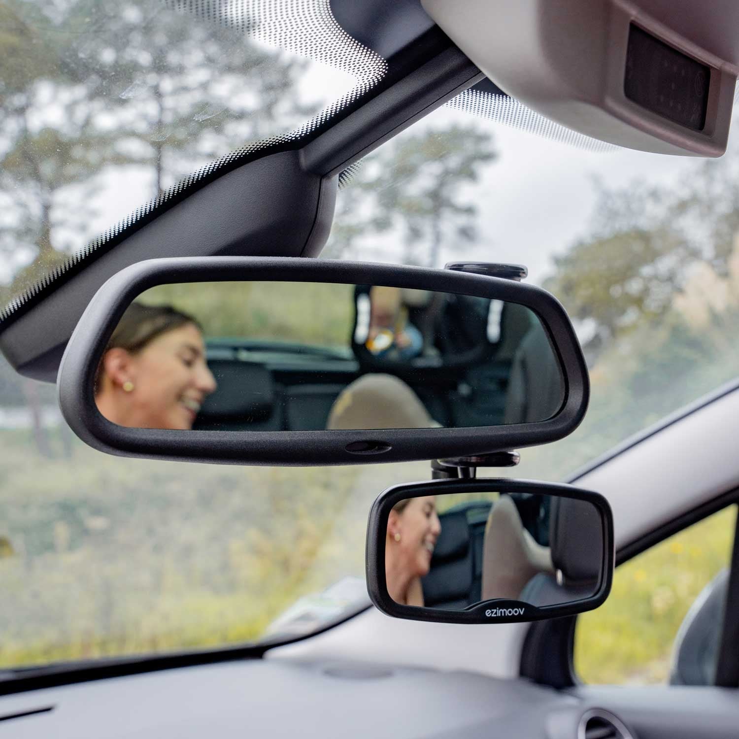 Clip-on Baby Rear view Mirror