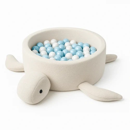 Foam Baby Ball Pit without balls - Turtle Boucle