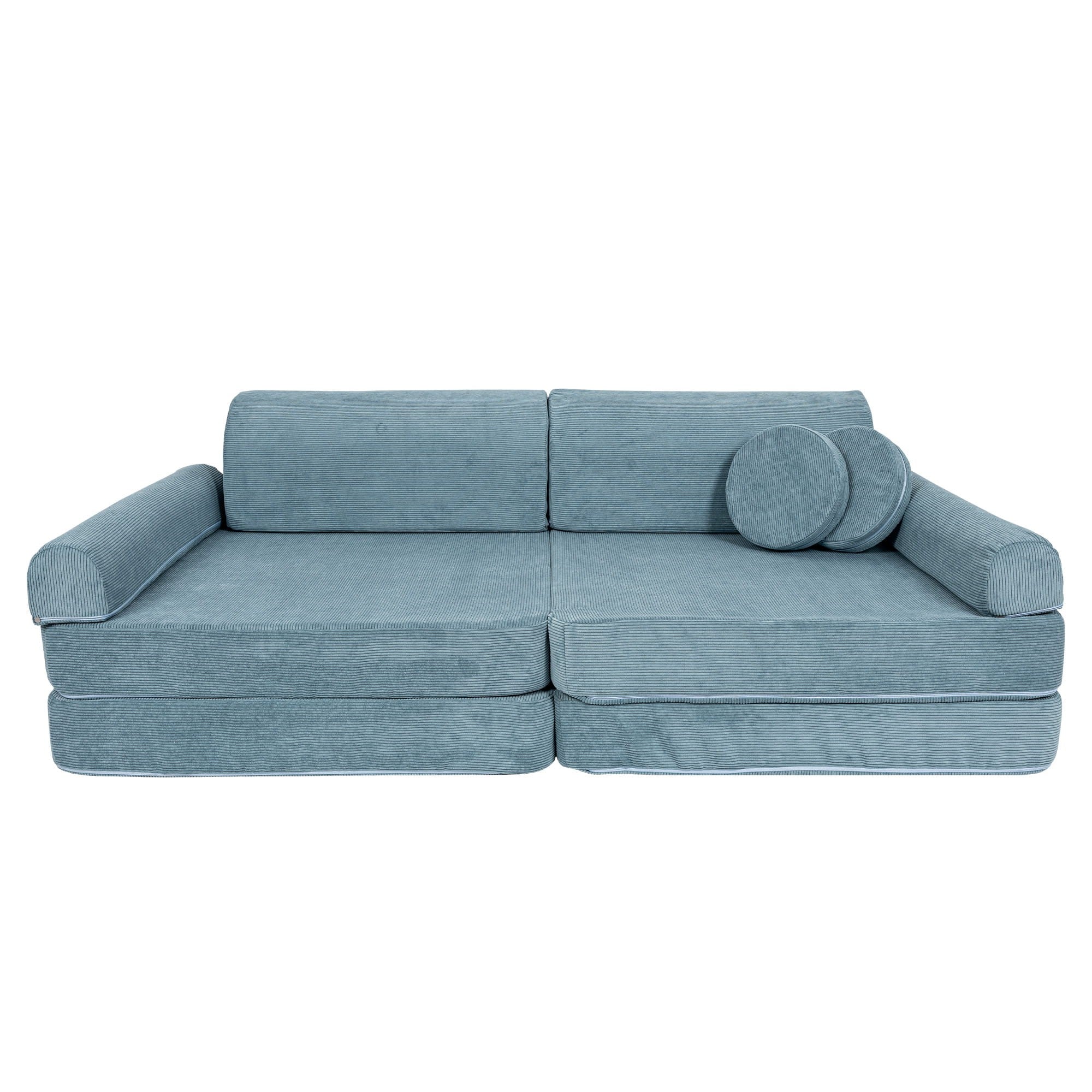 Large Modular Sofa for Kids - Slimcord Corduroy Turquise