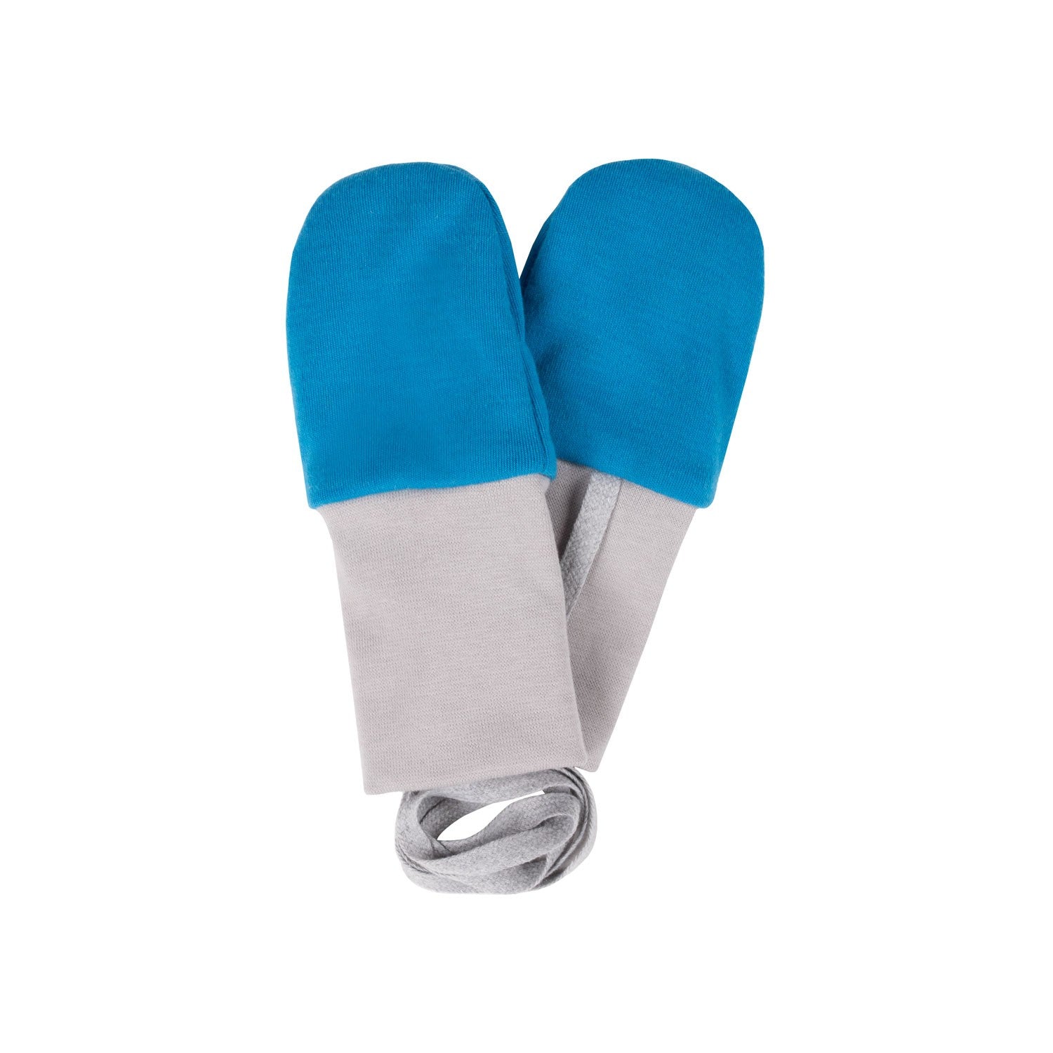 Merino Wool Baby Mittens – Bright Blue