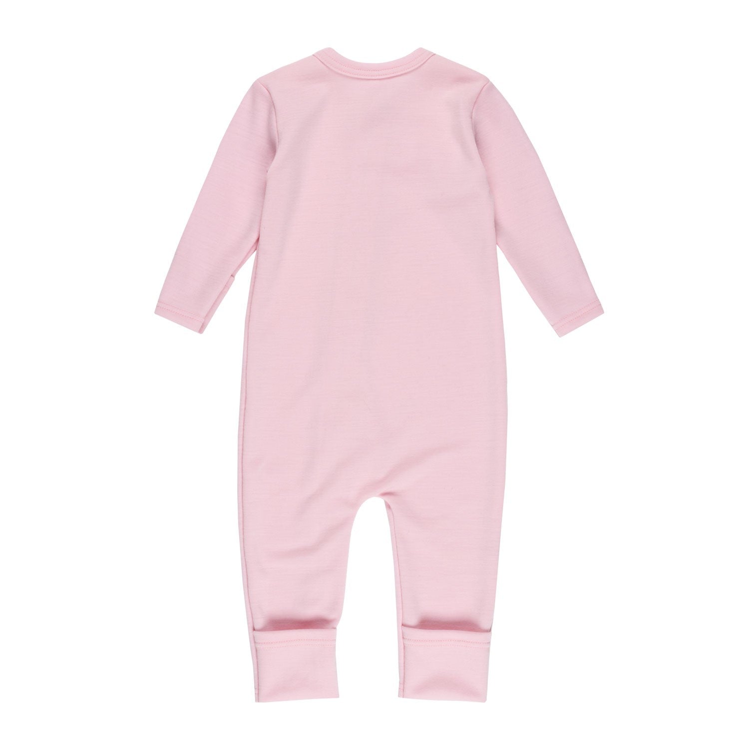 Merino Wool Baby Overall – Pink