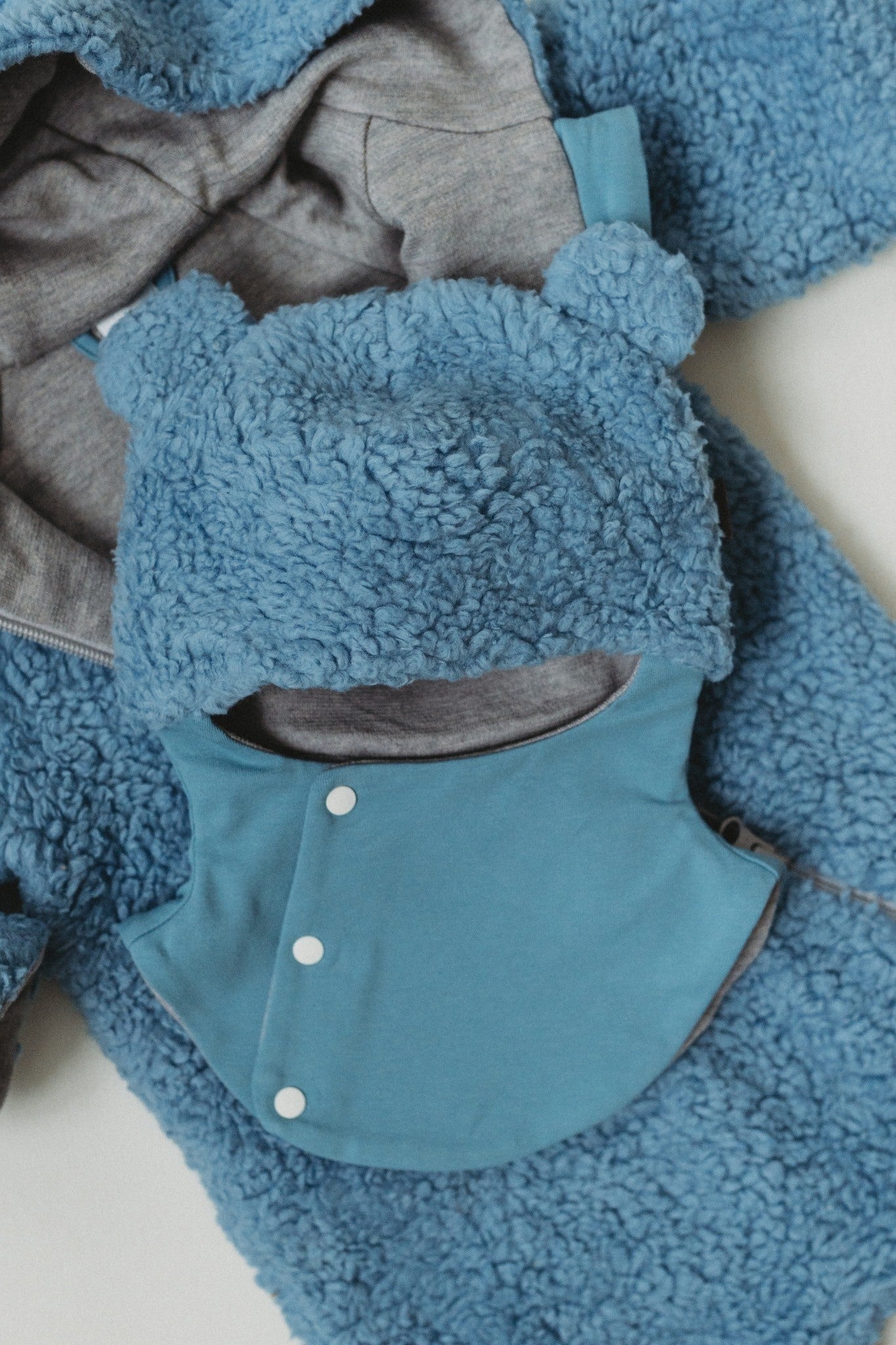 Merino Wool Lined Baby Balaclava THEO