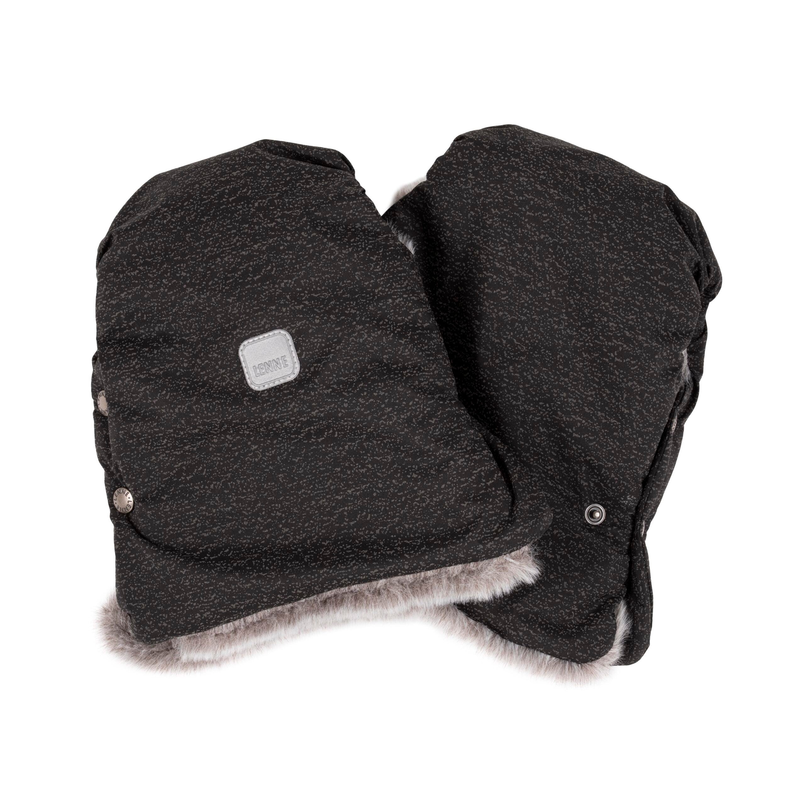 Reflective Stroller Mittens – Black