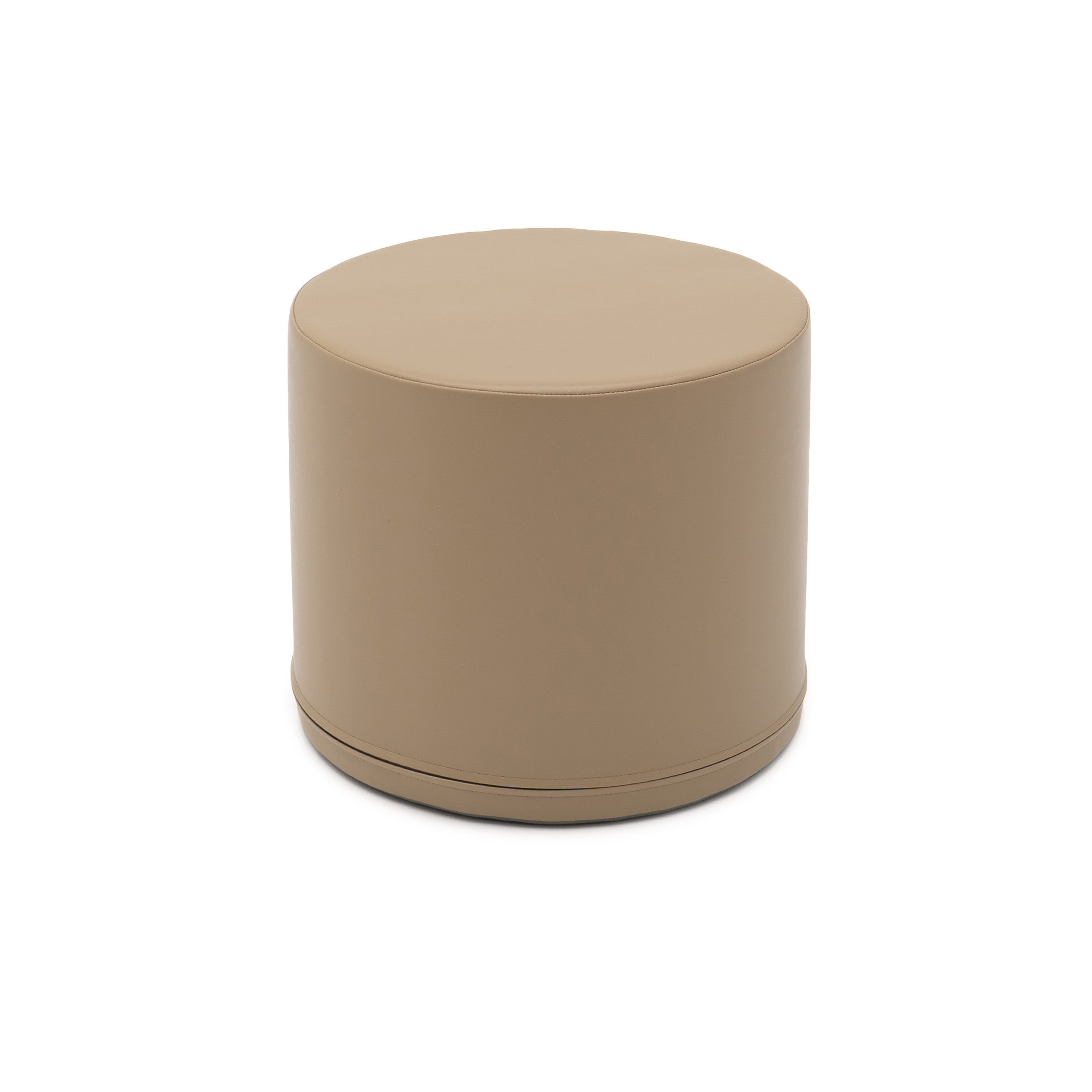 Small Play Pouf Cylinder - Beige