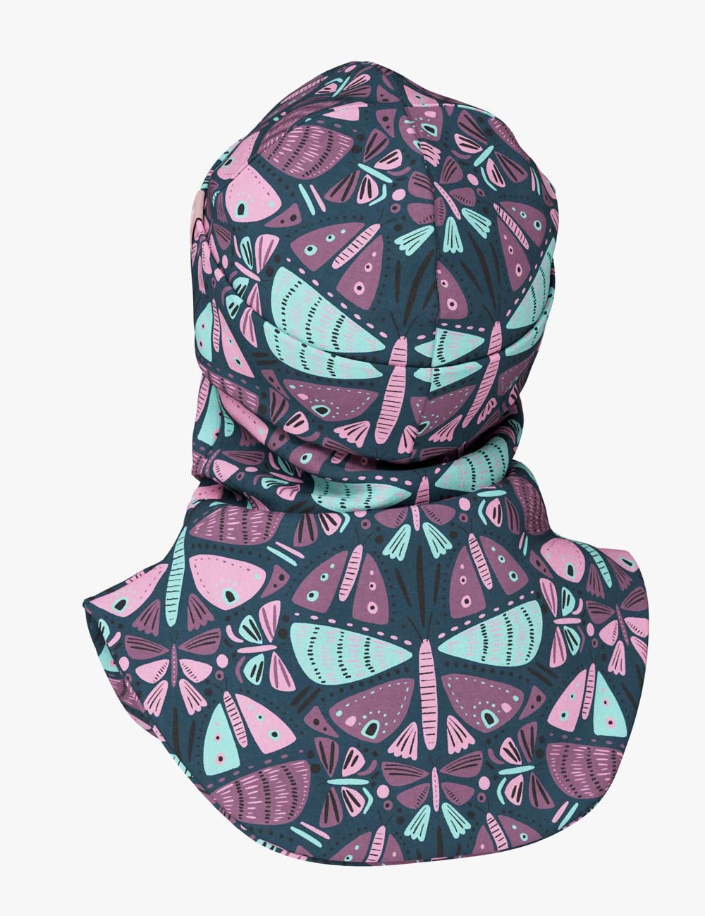 Spring-Fall Kids Balaclava BREDEN - Butterflies