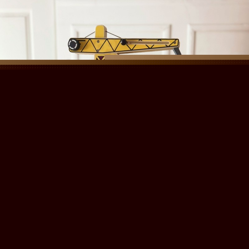 Wooden Construction Site With Vehicles